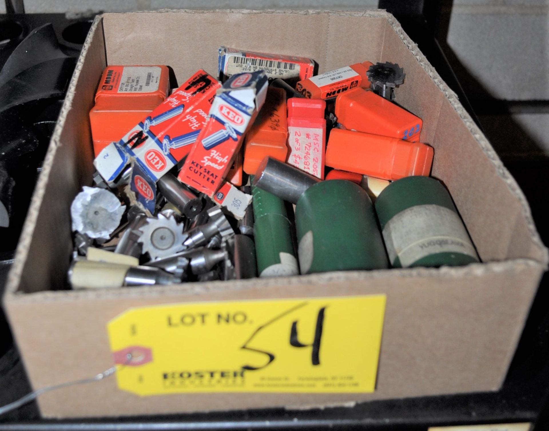 LOT OF HIGH SPEED T-SLOT CUTTERS