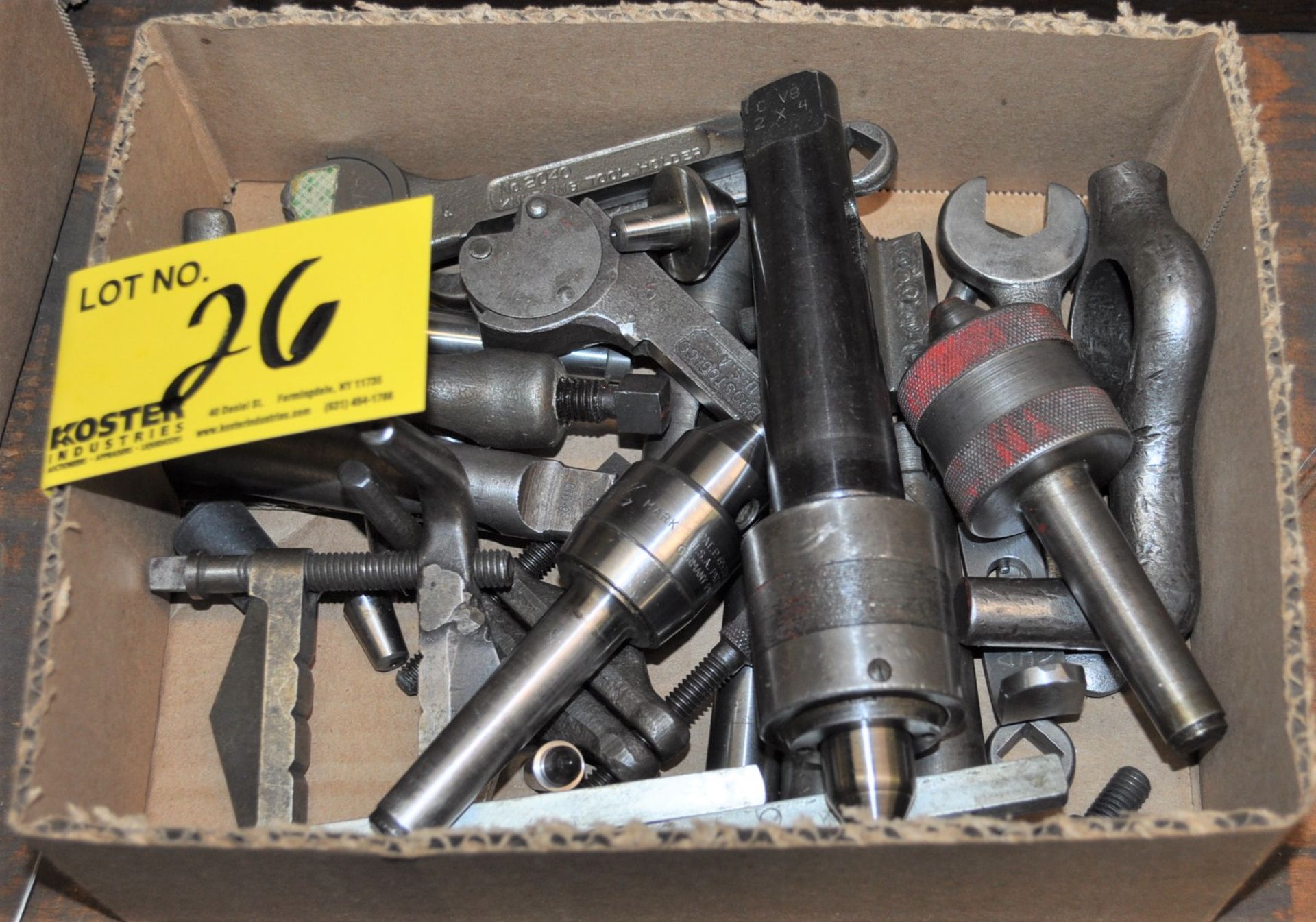 LOT OF ASSORTED LATHE TOOLING