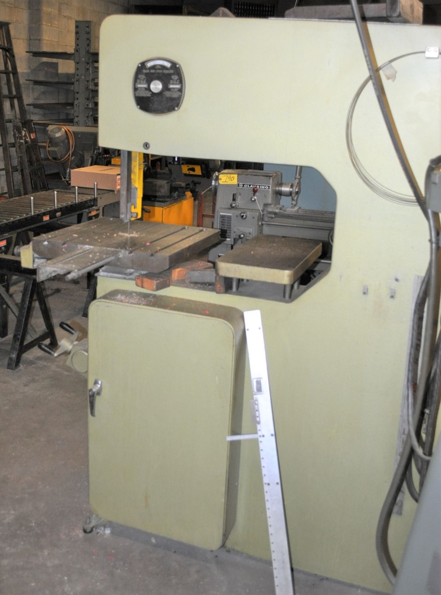 STARTRITE MDL. 30RWS VERTICAL BAND SAW WITH 20-1/2" X 20-1/2" TILT TABLE, BLADE WELDING - Image 5 of 5