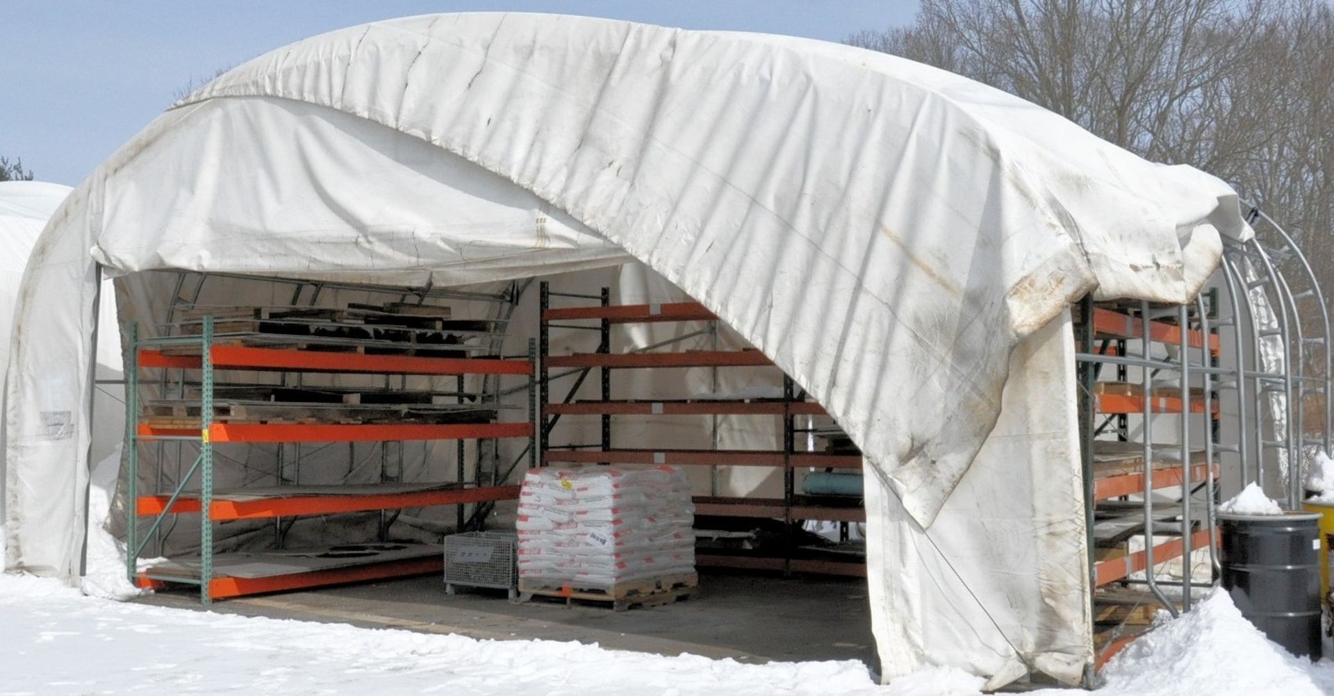 BIG TOP 32' X 16' X 20' FABRIC OUTSIDE STORAGE STRUCTURE, (BETWEEN STRUCTURES B AND C) - Image 2 of 2