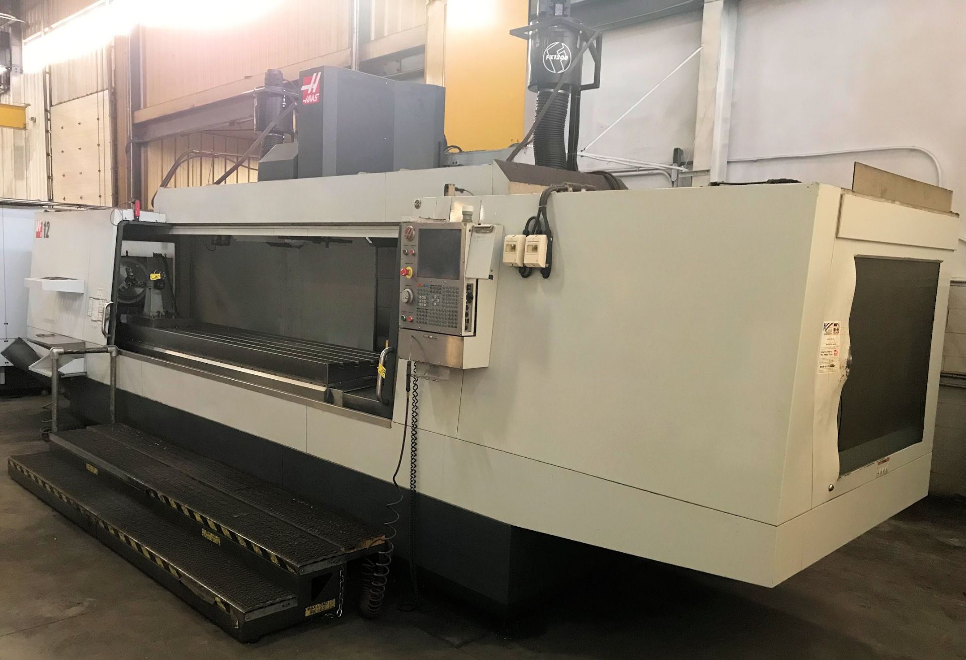 HAAS VF12/40 4-AXIS CNC VERTICAL MACHINING CENTER, X-150", Y-32", Z-30", 150" X 28" TABLE, CAT 40 - Image 2 of 14