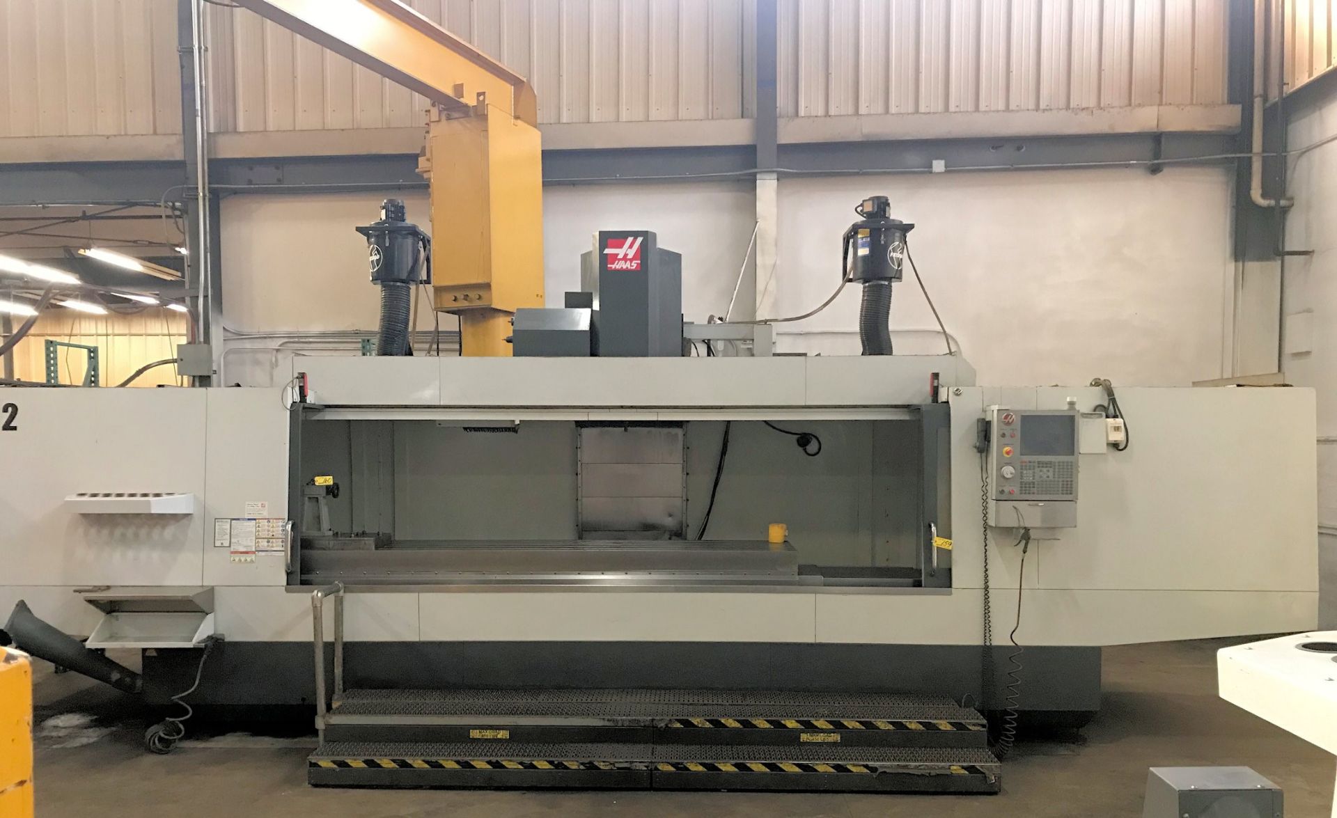 HAAS VF12/40 4-AXIS CNC VERTICAL MACHINING CENTER, X-150", Y-32", Z-30", 150" X 28" TABLE, CAT 40