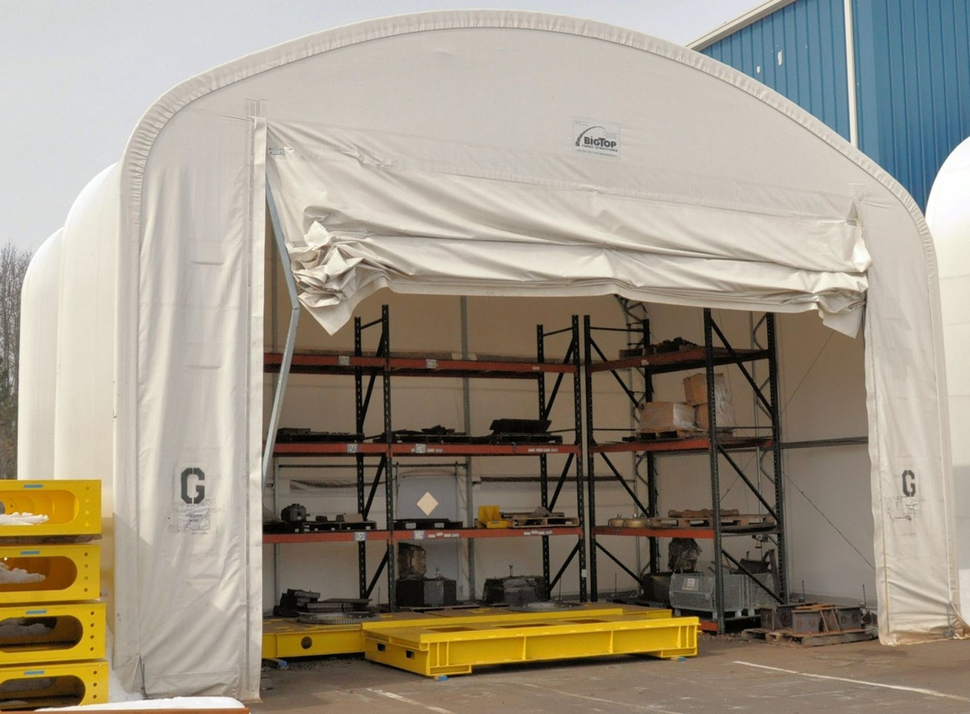 BIG TOP 32' X 24' X 20' FABRIC OUTSIDE STORAGE STRUCTURE, (STRUCTURE G) - Image 2 of 2