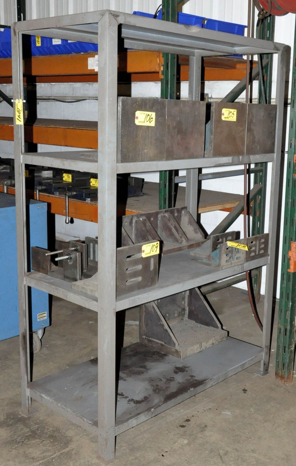 SECTION 24" X 48" X 72"H STEEL SHELVING UNIT