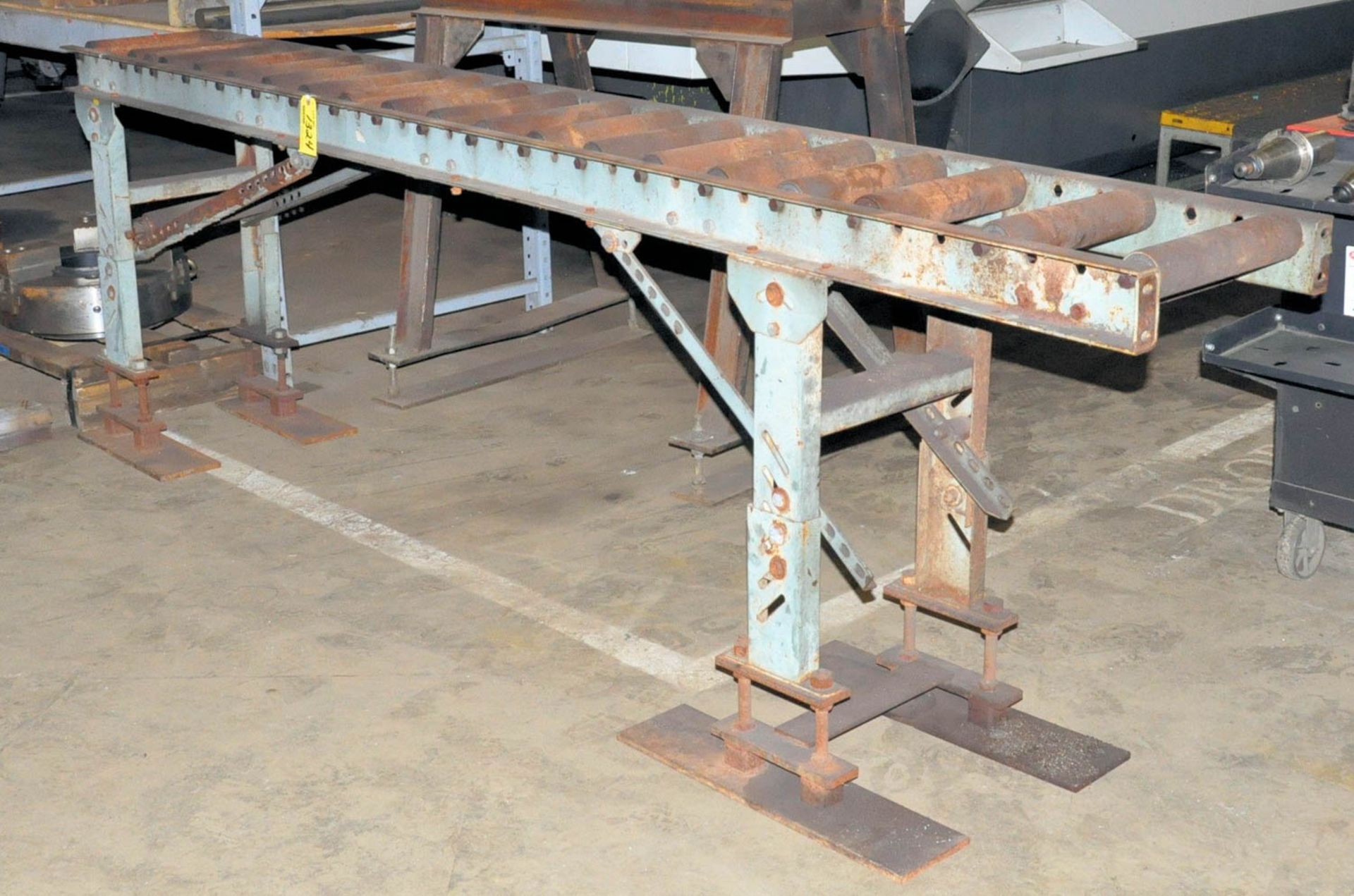 (1) 12" X 120" AND (1) 15" X 48" SECTIONS ROLLER FEED CONVEYORS