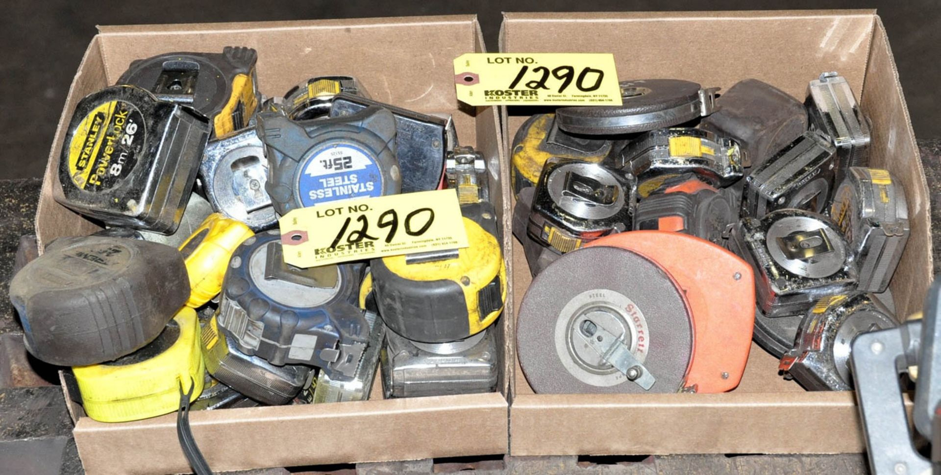 TAPE MEASURES IN (2) BOXES