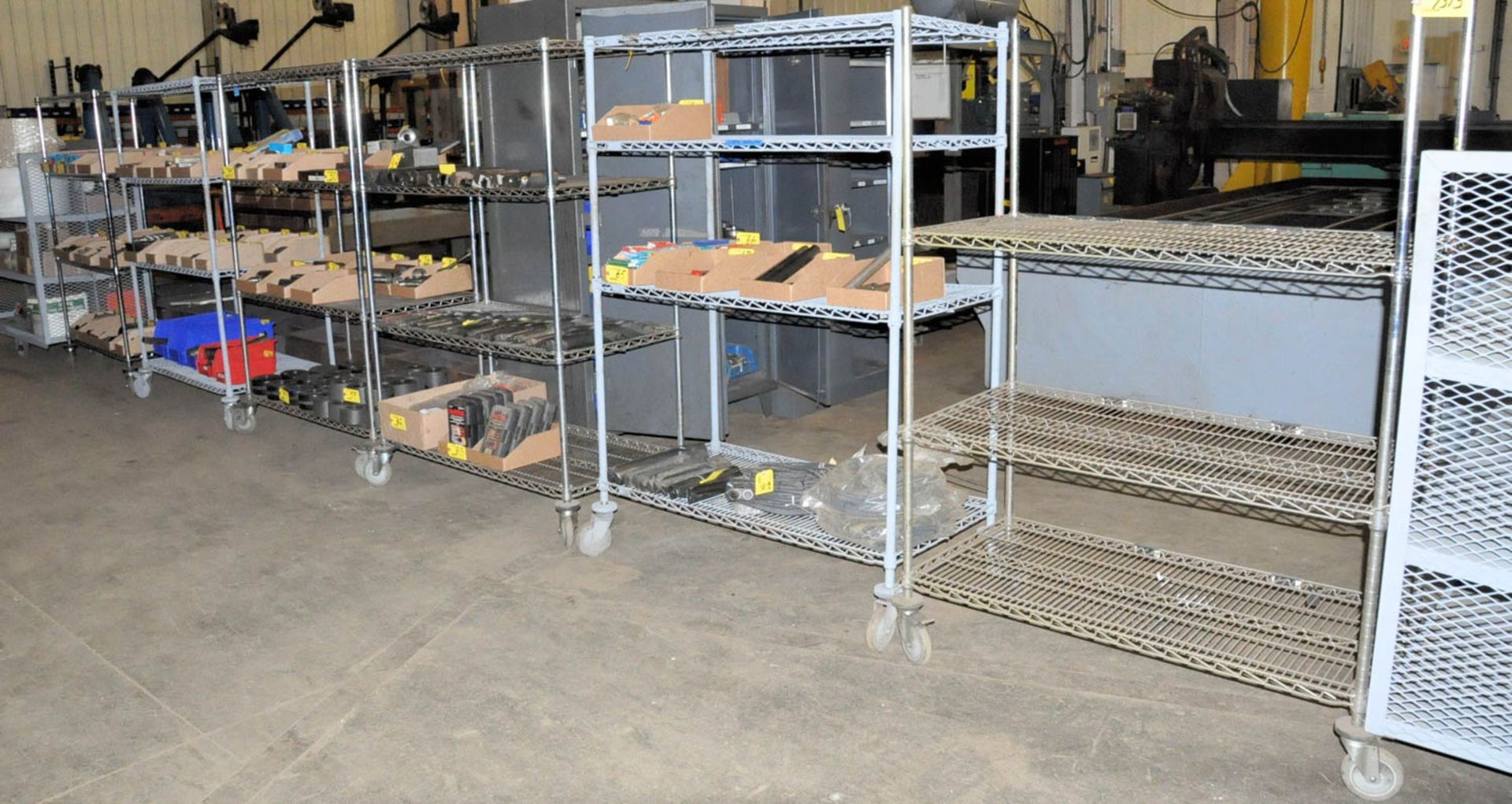 (7) SECTIONS WIRE SHELVING