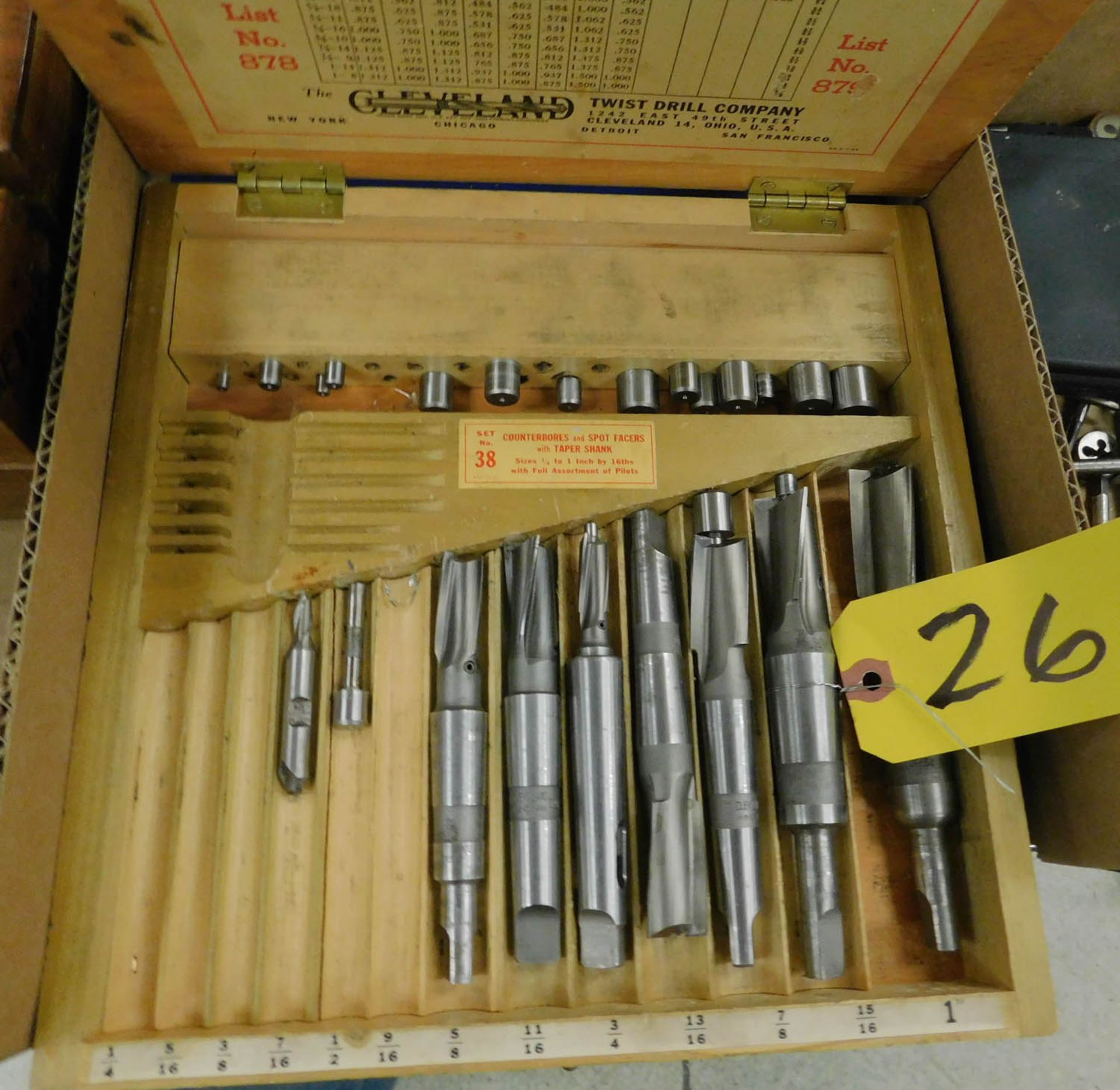 CLEVELAND COUNTER BORE SET [LOCATED AT 2455 SOUTH ROAD (ROUTE 9), POUGHKEEPSIE, NY]