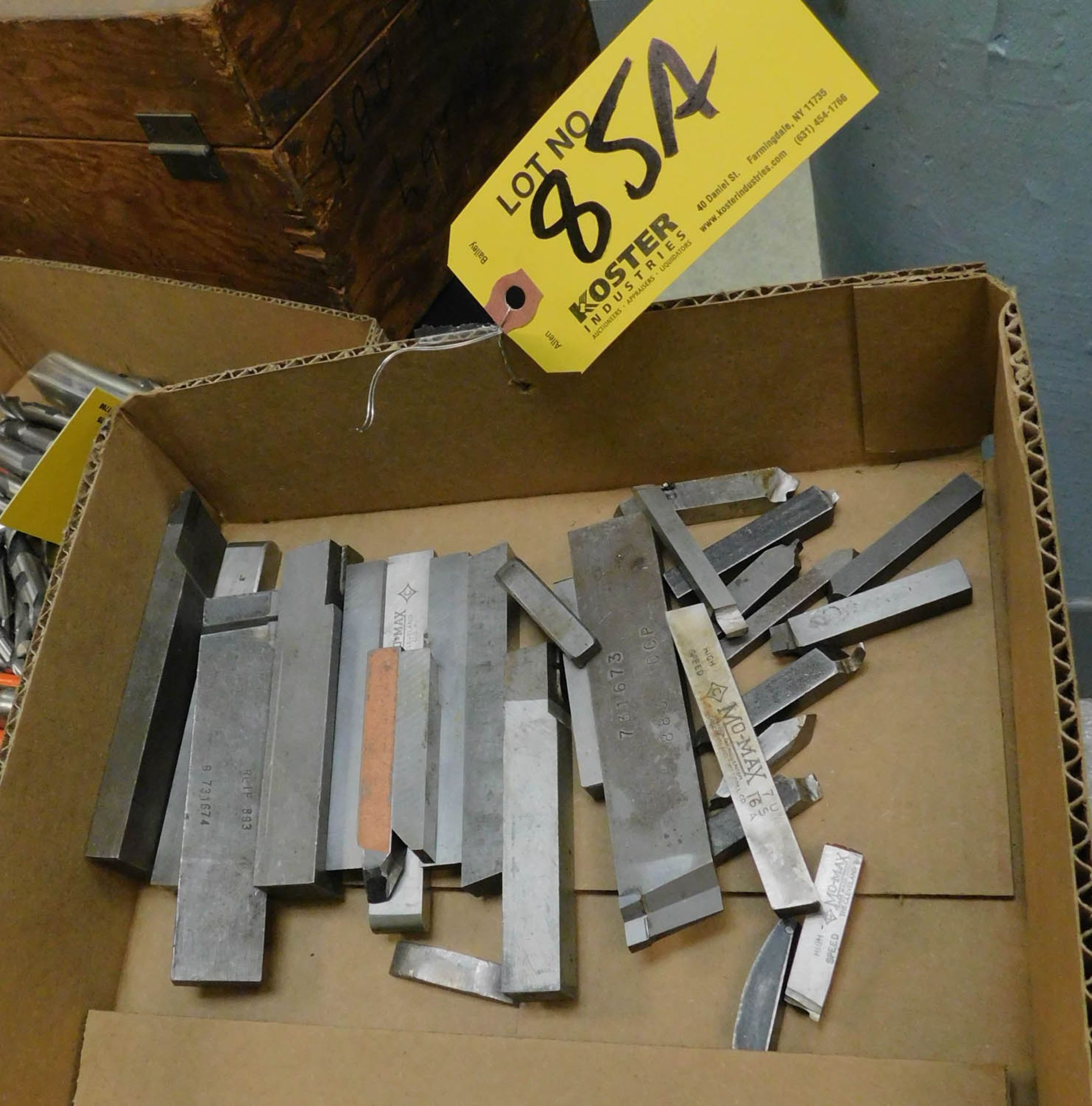 LATHE TOOL BITS [LOCATED AT 2455 SOUTH ROAD (ROUTE 9), POUGHKEEPSIE, NY]