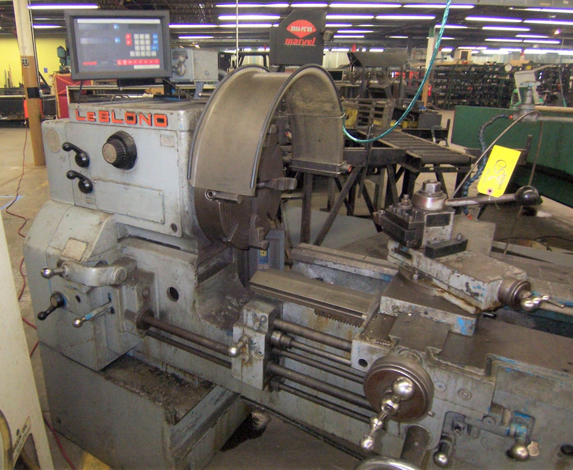 19"/35" X 60"/85" (APPROXIMATELY) LEBLOND REGAL SLIDING GAP BED LATHE, WITH NEWALL DP-7 DIGITAL - Image 2 of 11