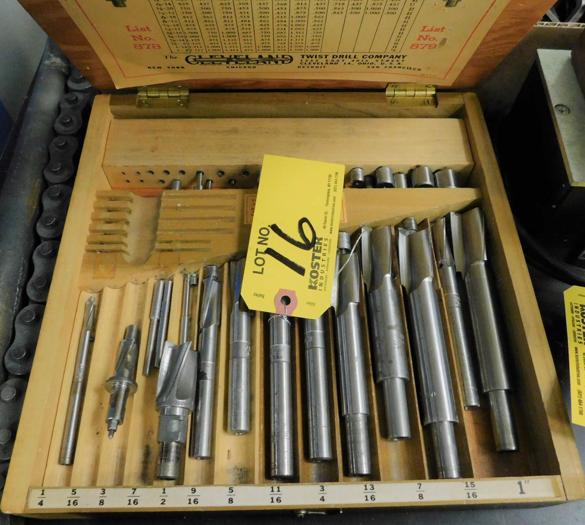 CLEVELAND COUNTER BORE SET [LOCATED AT 2455 SOUTH ROAD (ROUTE 9), POUGHKEEPSIE, NY]