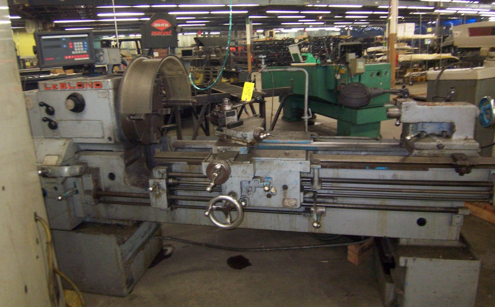 19"/35" X 60"/85" (APPROXIMATELY) LEBLOND REGAL SLIDING GAP BED LATHE, WITH NEWALL DP-7 DIGITAL - Image 3 of 11
