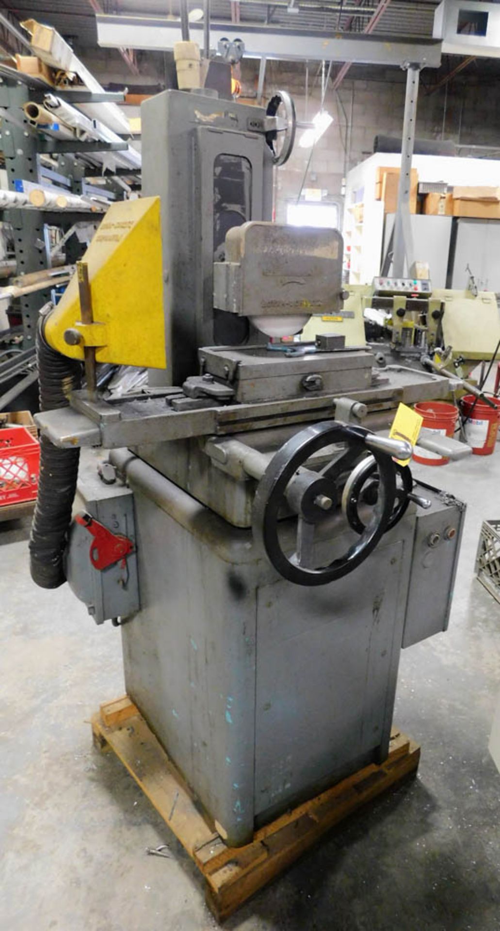 BOYAR SCHULTZ H612 HAND FEED SURFACE GRINDER WITH 6" X 12" MAGNETIC CHUCK, 1HP DIRECT SPINDLE DRIVE, - Image 4 of 4