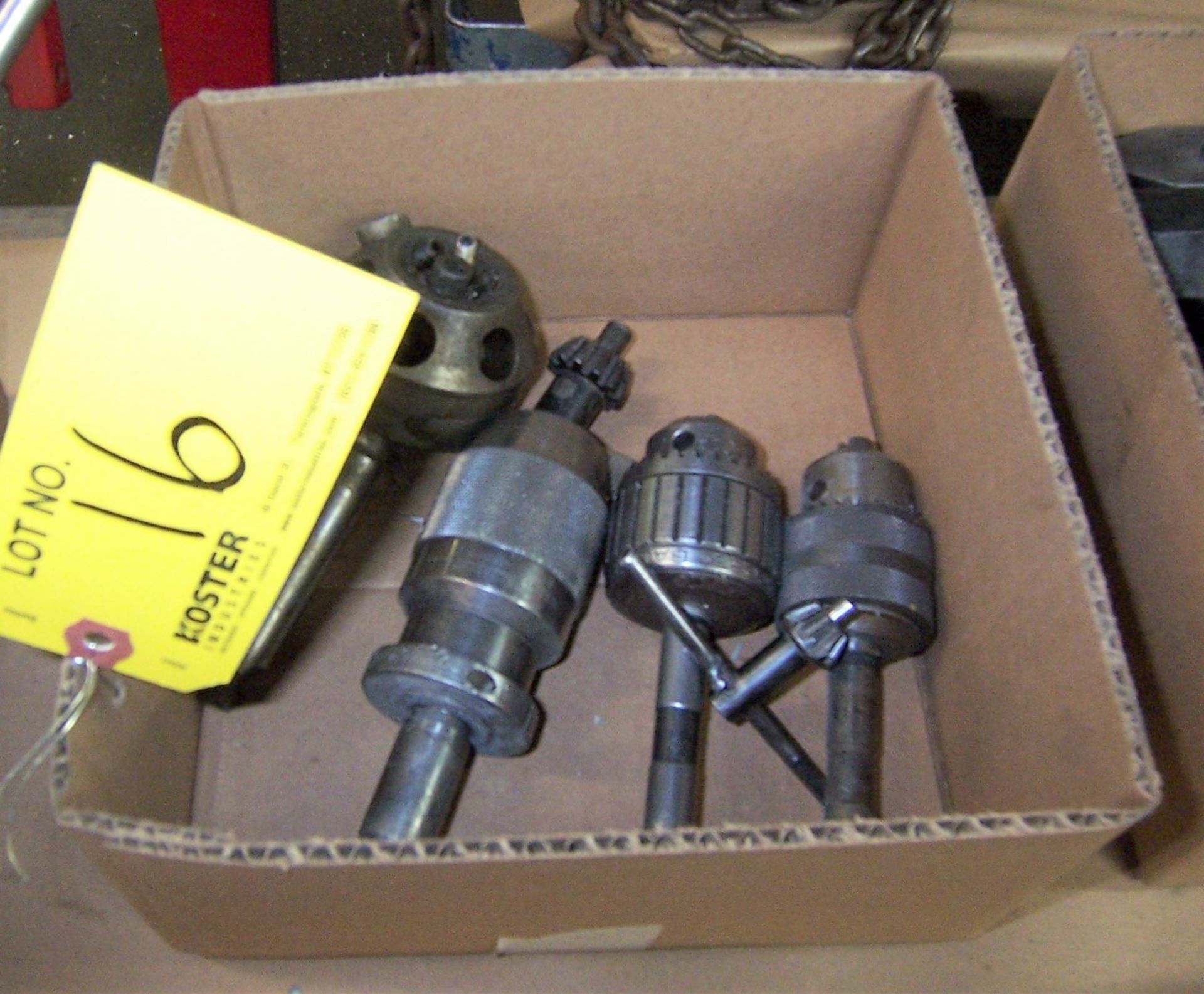 (3) ASSORTED DRILL CHUCKS WITH INDEXING TURRETS