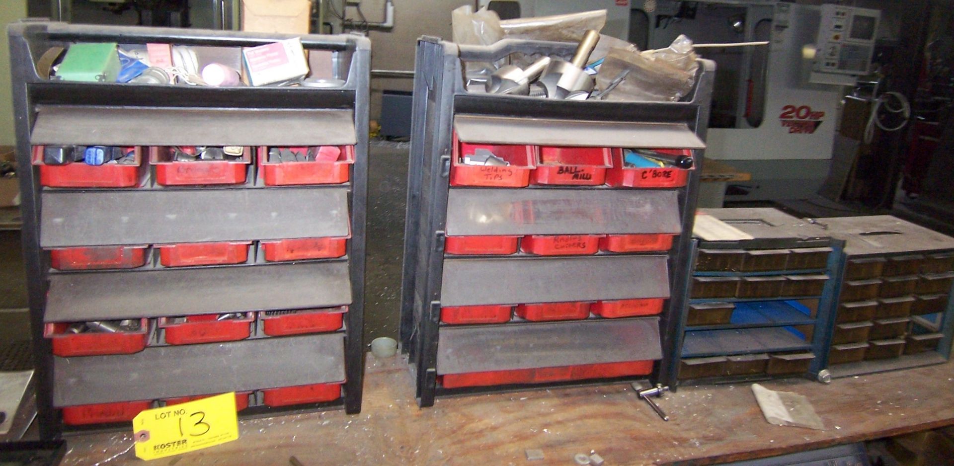 (4) ASSORTED PARTS CABINETS AND CONTENTS