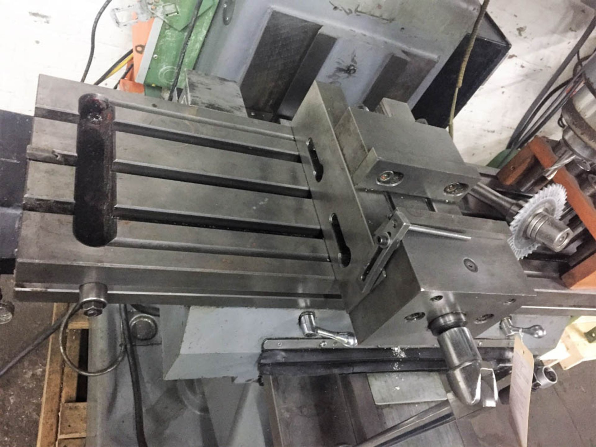 SHARP TMV VERTICAL KNEE MILL WITH PROTO TRAK A.G.E 2 AXIS CNC CONTROL, TABLE WORKING SURFACE: 10”X - Image 2 of 5