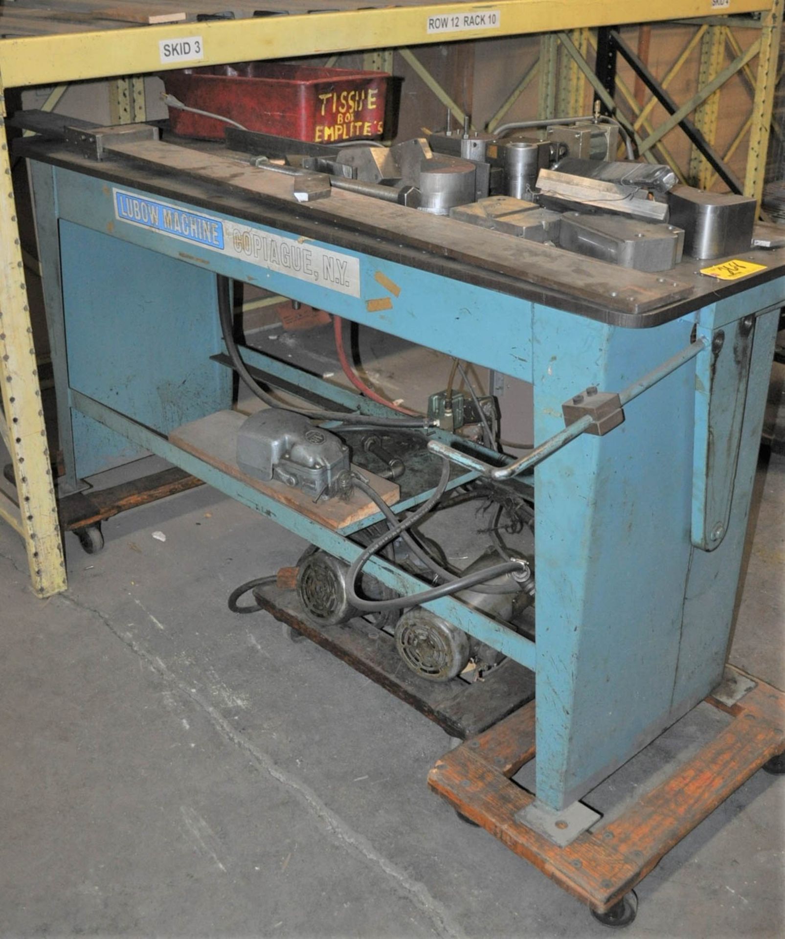 LUBOW MDL. ML-10/2 PNEUMATIC ROTARY TABLE, S/N: 112278 - Image 2 of 3