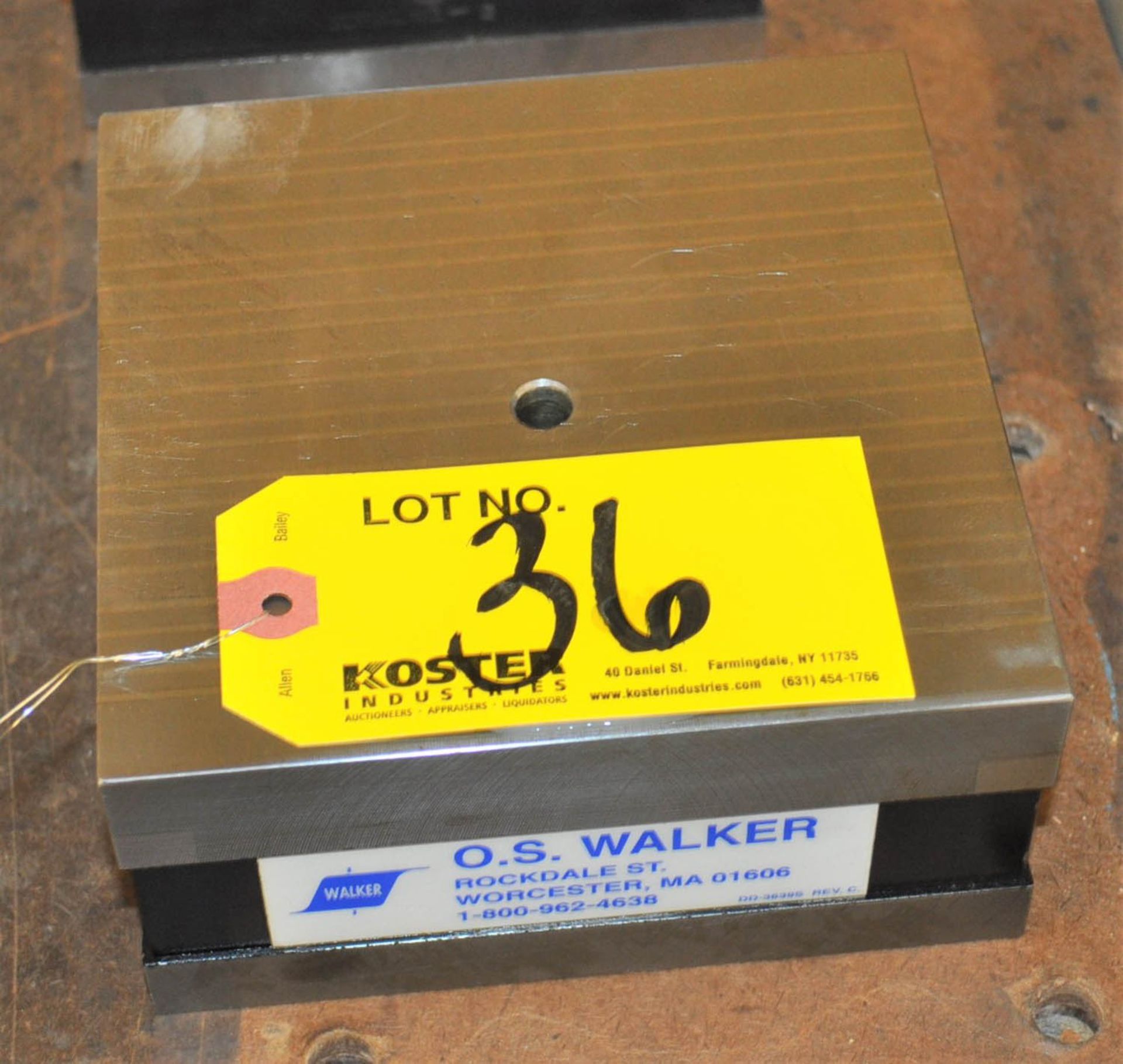 O.S. WALKER 6" X 6" MAGNETIC CHUCK