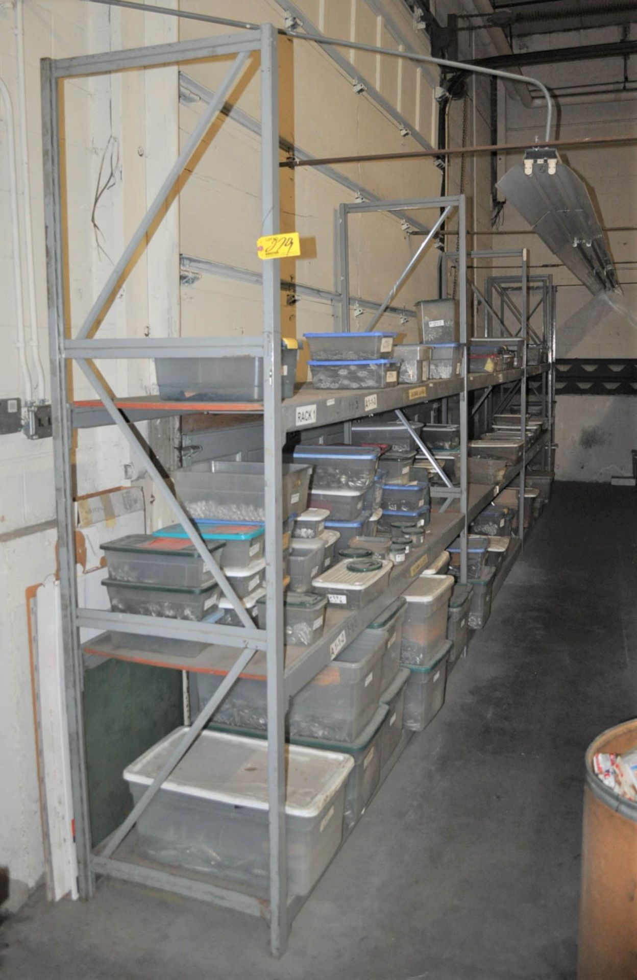 [5] ROWS OF ADJUSTABLE STEEL SHELVING (NO CONTENTS) - Image 2 of 2