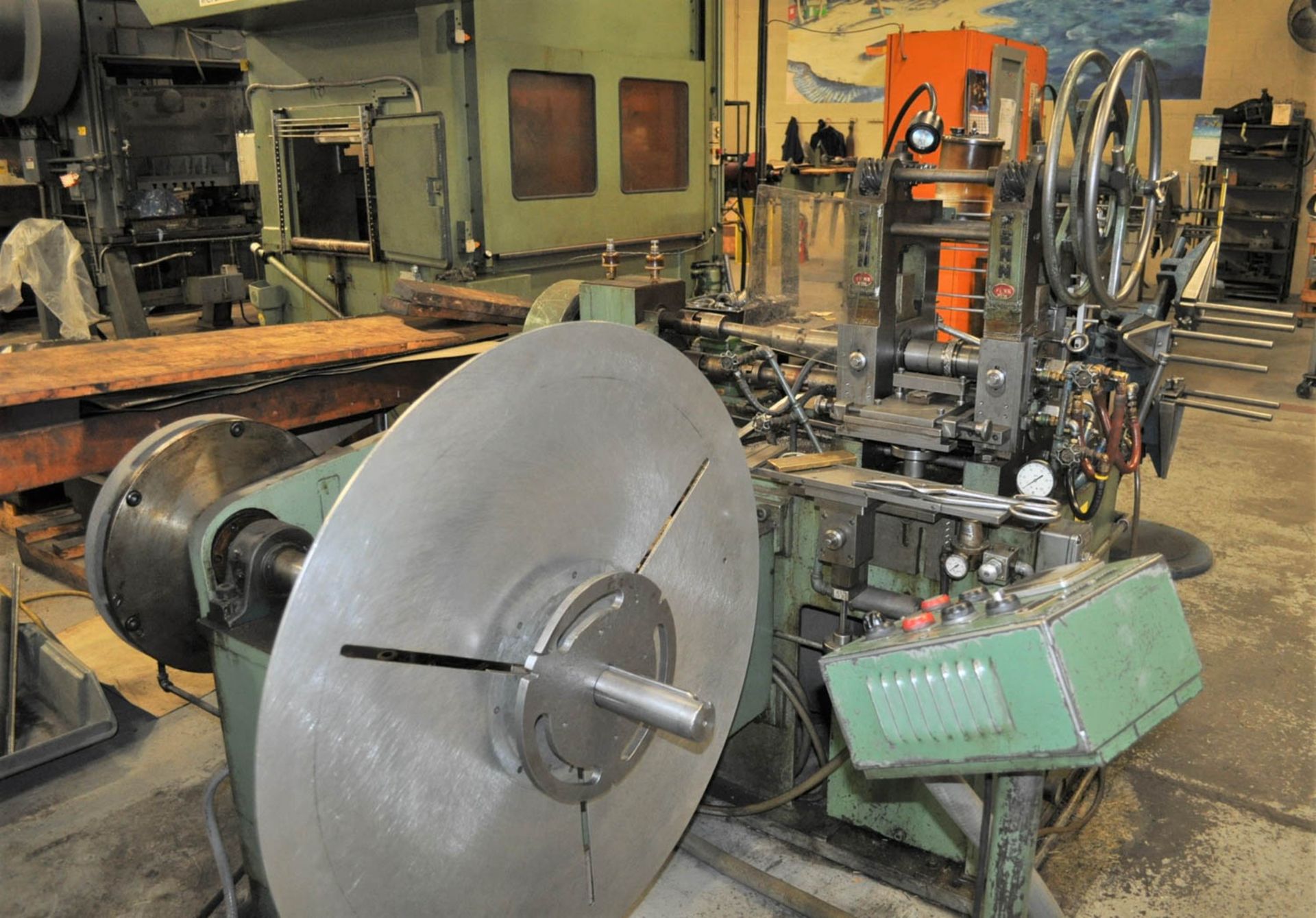 3" X 8" FENN 2-HI ROLLING MILL, VARI-SPEED CONTROL, CONTROL CONSOLE, APPROXIMATELY 300-FPM, STAND-UP - Image 4 of 6