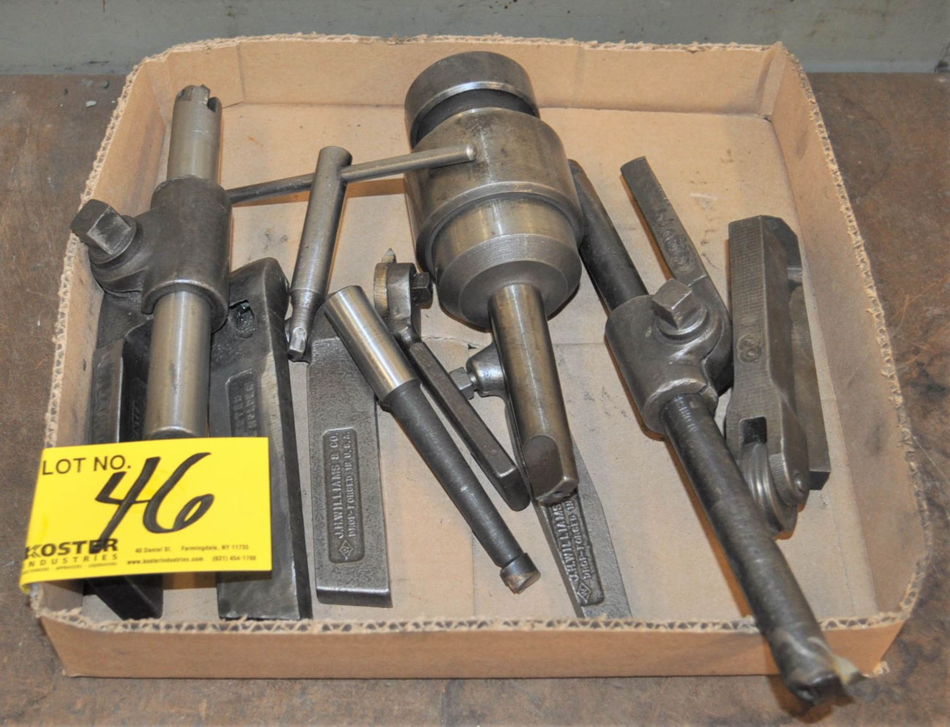 LOT OF ASSORTED LATHE TOOLING