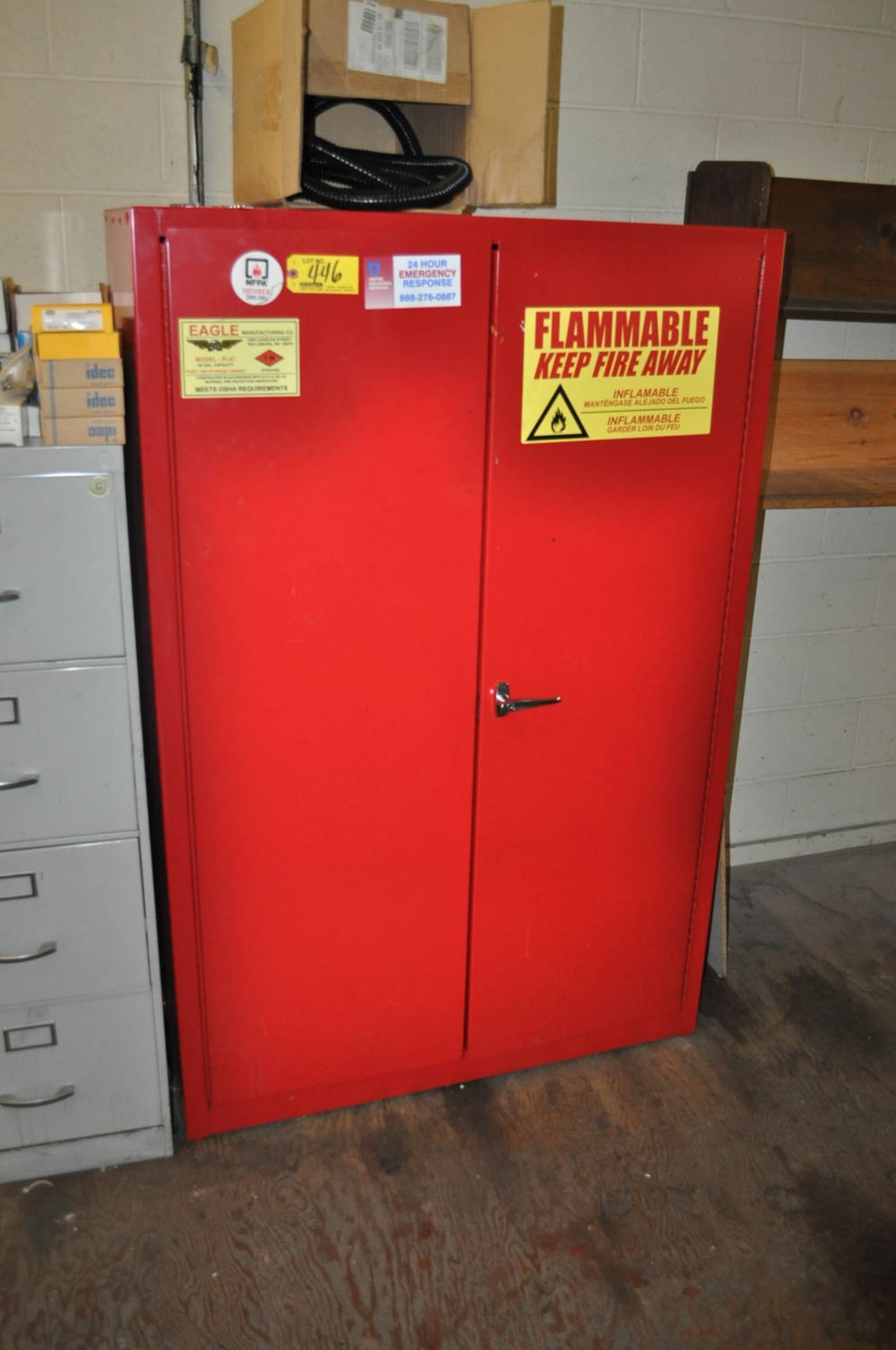 EAGLE MDL. P1-47 2-DOOR FIRE PROOF CABINET