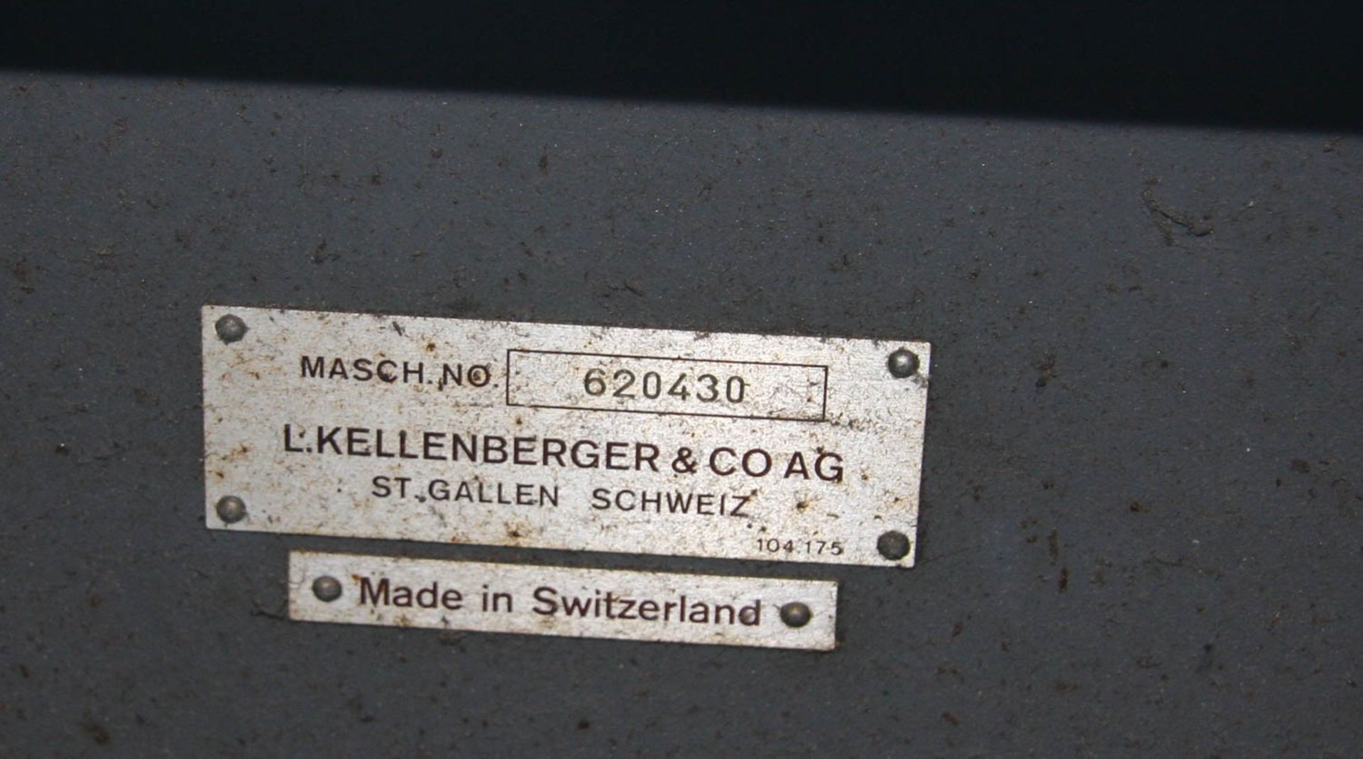 KELLENBERGER UR175/1000 CNC ID / OD GRINDER, 6.89" CENTER HEIGHT, 39.37" CENTER DISTANCE, - Image 10 of 10