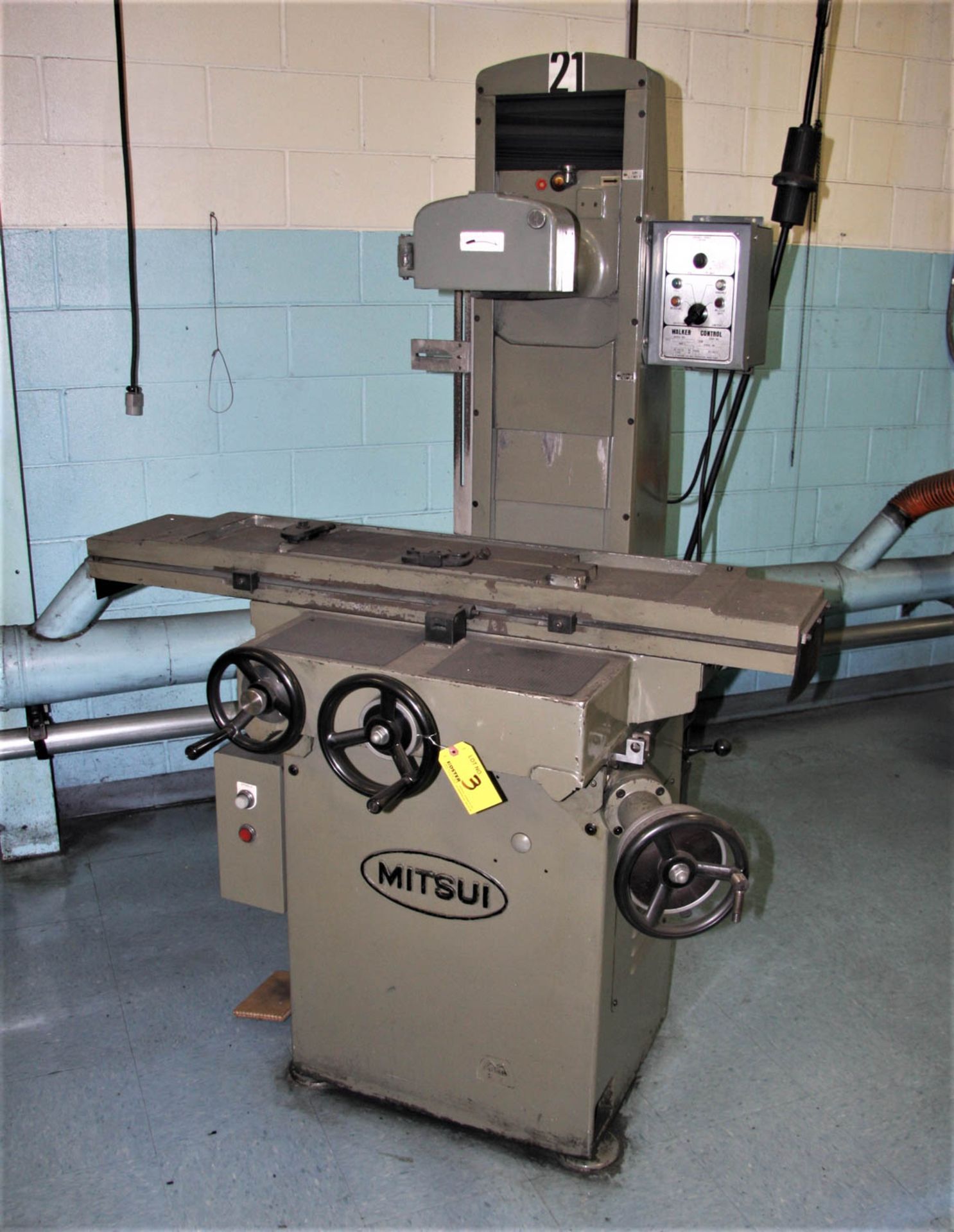 8" X 18" MITSUI MSG-250MH HAND FEED SURFACE GRINDER, 1kw, WALKER CHUCK CONTROL, S/N: 82022540 [#