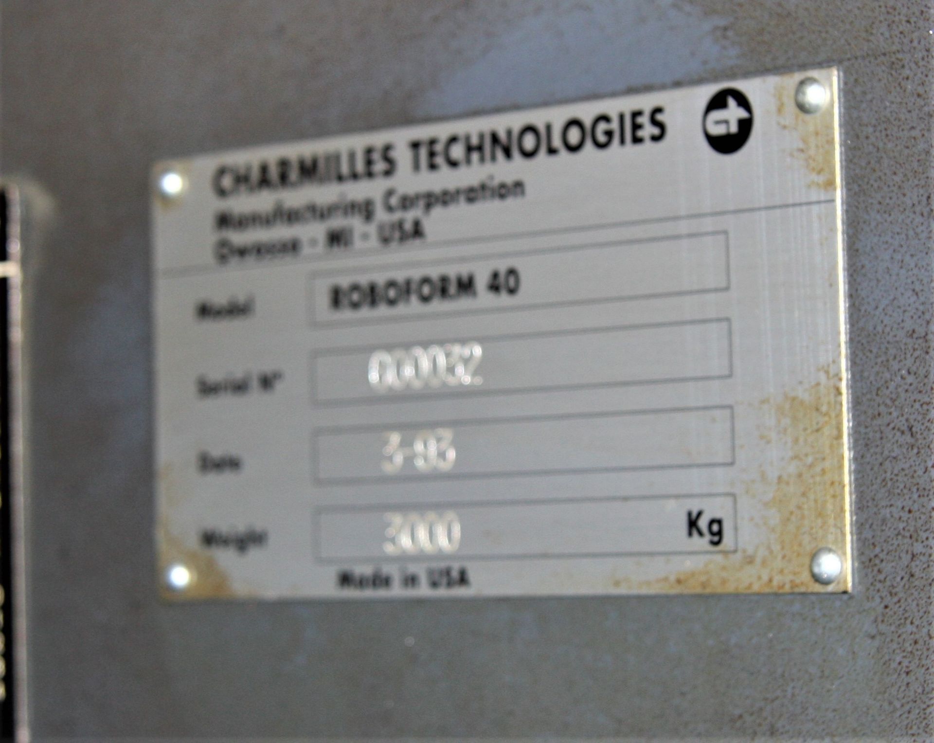 CHARMILLES ROBOFORM 40 EDM, ACCEPTS 3R TOOLING, 6-POSITION AUTOMATIC TOOL CHANGER, 12" X 18-1/2" - Image 10 of 10