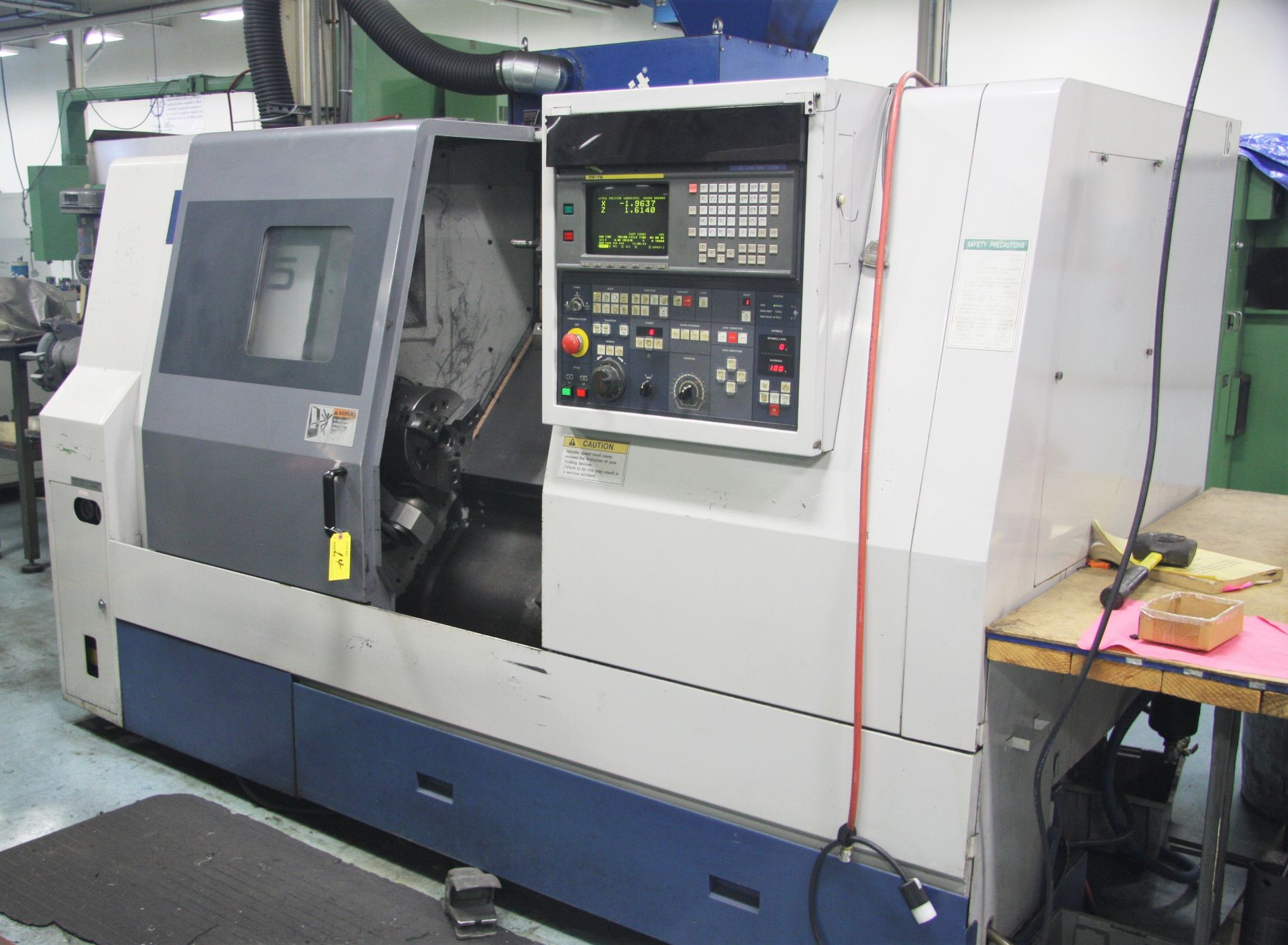 MORI SEIKI SL-25B5/500 CNC LATHE, TAILSTOCK, 10" 3-JAW CHUCK, MF-T6 CONTROL, TOOL PRESETTER, S/N: