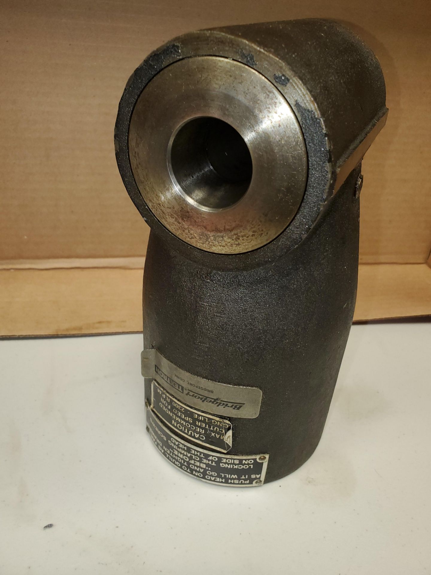 Bridgeport Textron Right Angle Milling Head R8 Collet - Image 4 of 7