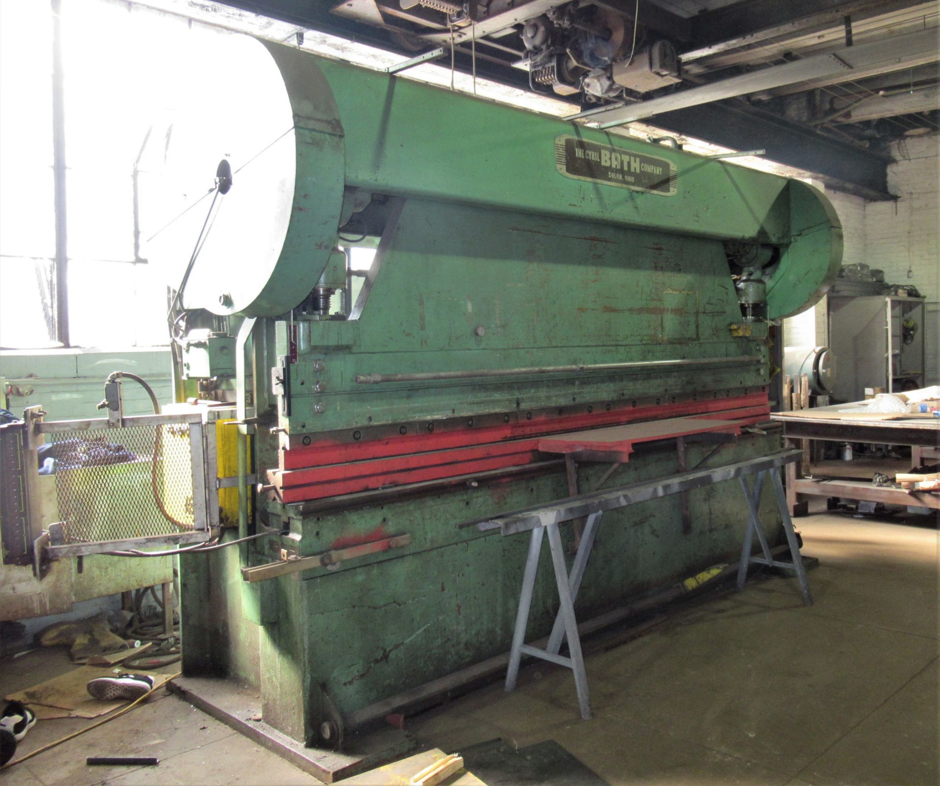 Cyril Bath Mdl. 150-10 12’ x 150 Ton Mechanical Press Brake