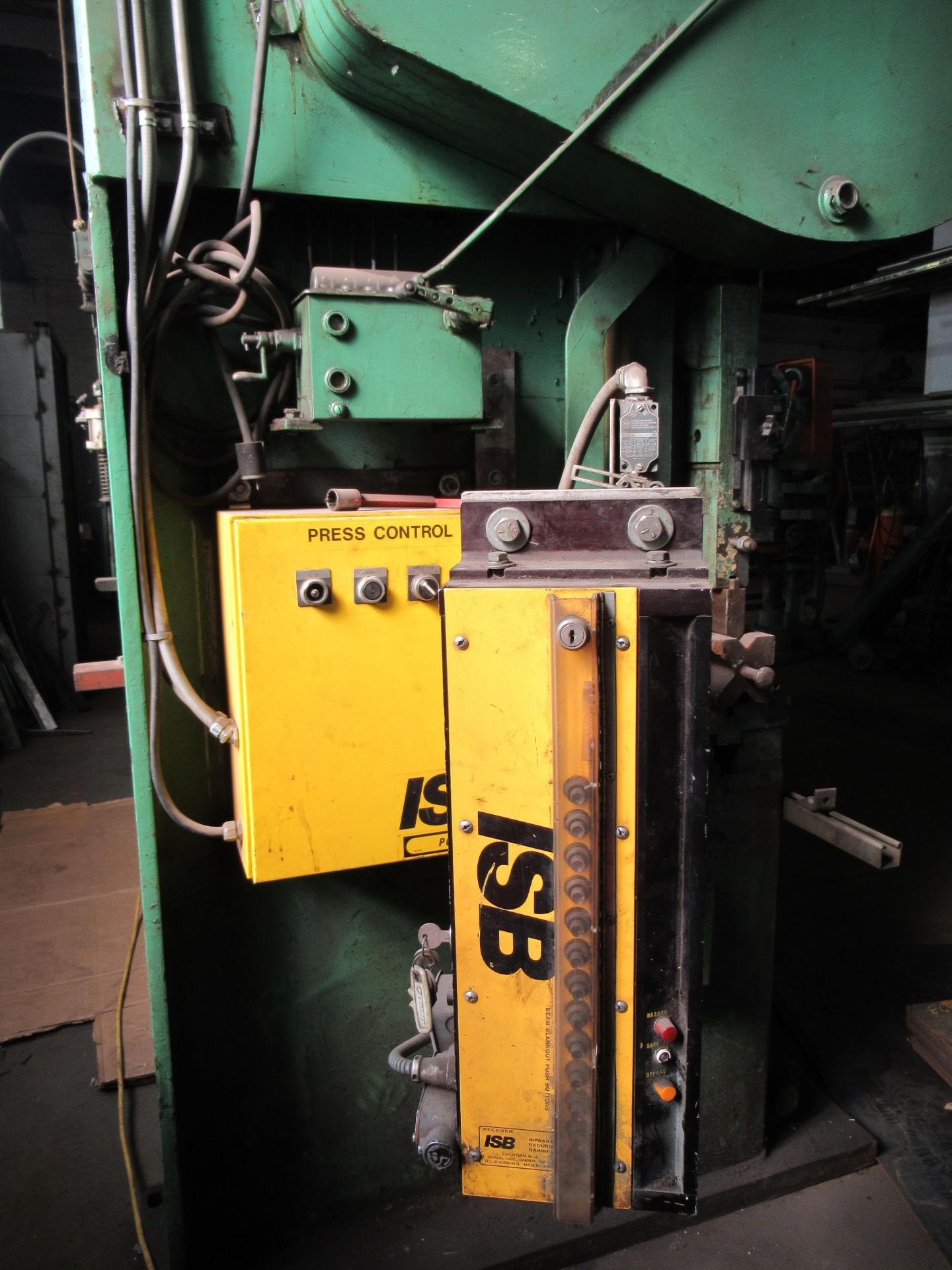 Cyril Bath Mdl. 150-10 12’ x 150 Ton Mechanical Press Brake - Image 9 of 14