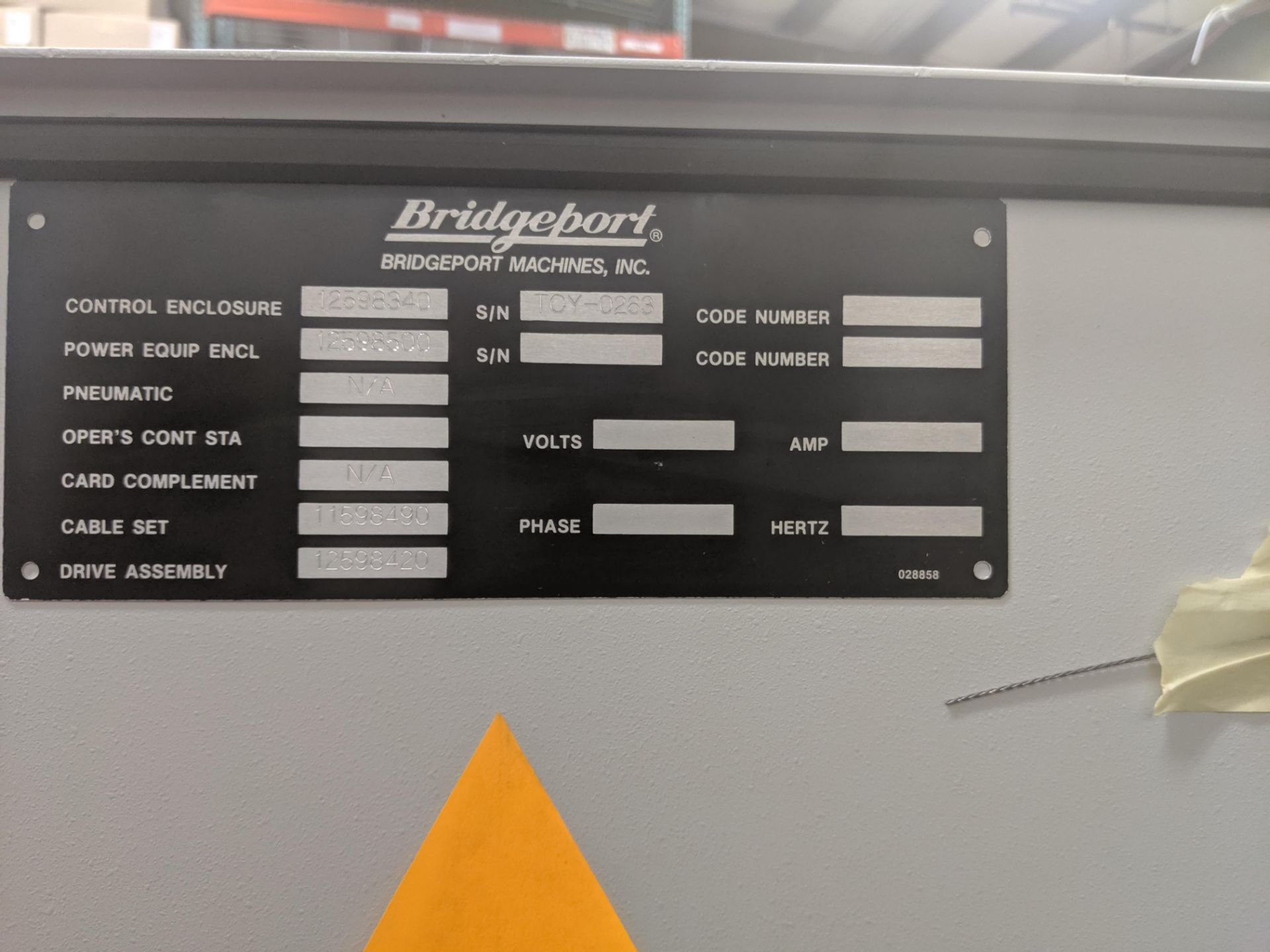 Bridgeport Torque Cut TC2 CNC Vertical Machining Center - Image 4 of 4