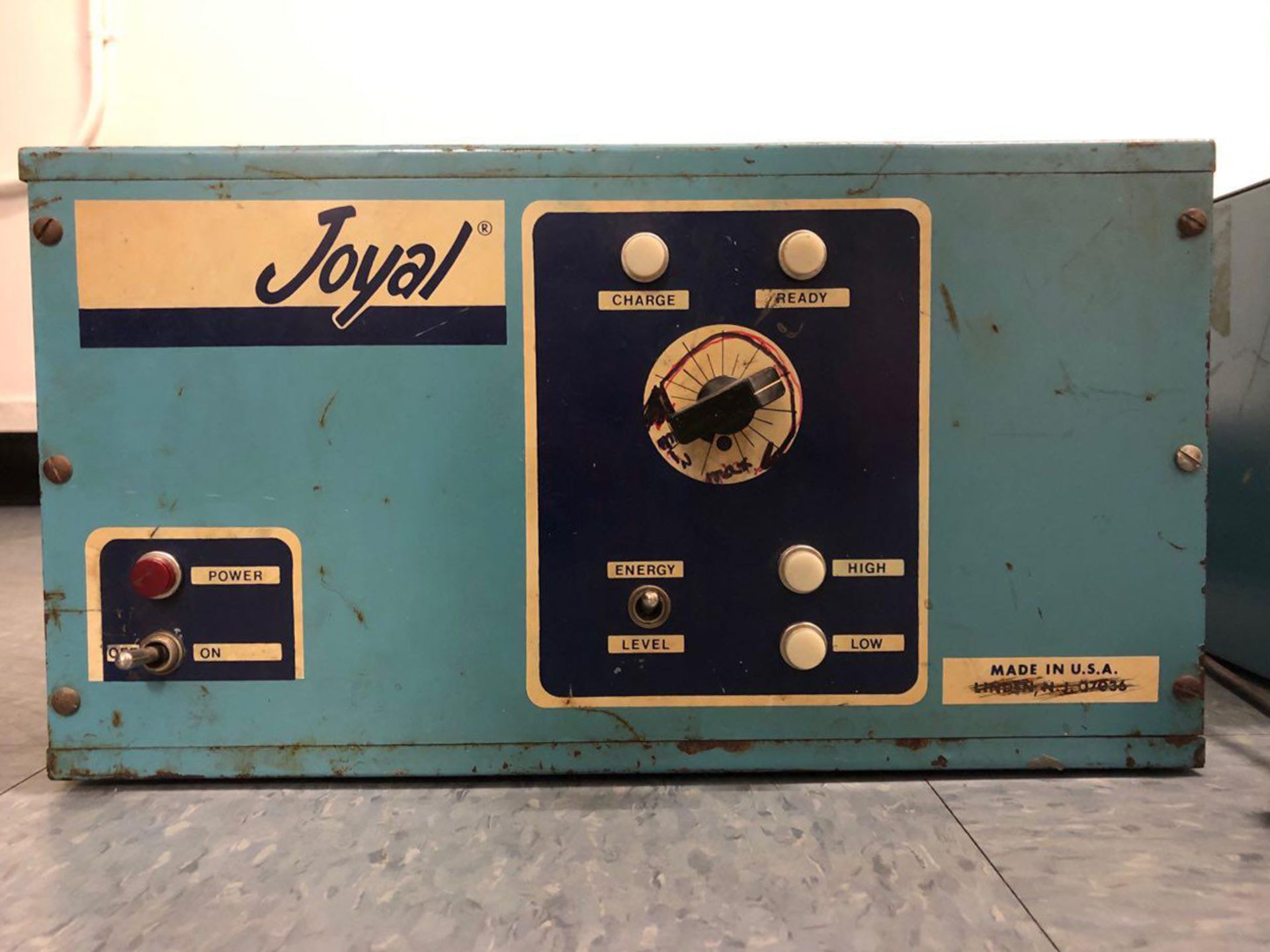 Joyal Model 60-120MFD 1KVA 1PH Electric Tack Welder, with Welder, Transformer, Foot Pedal Controls - Bild 3 aus 9