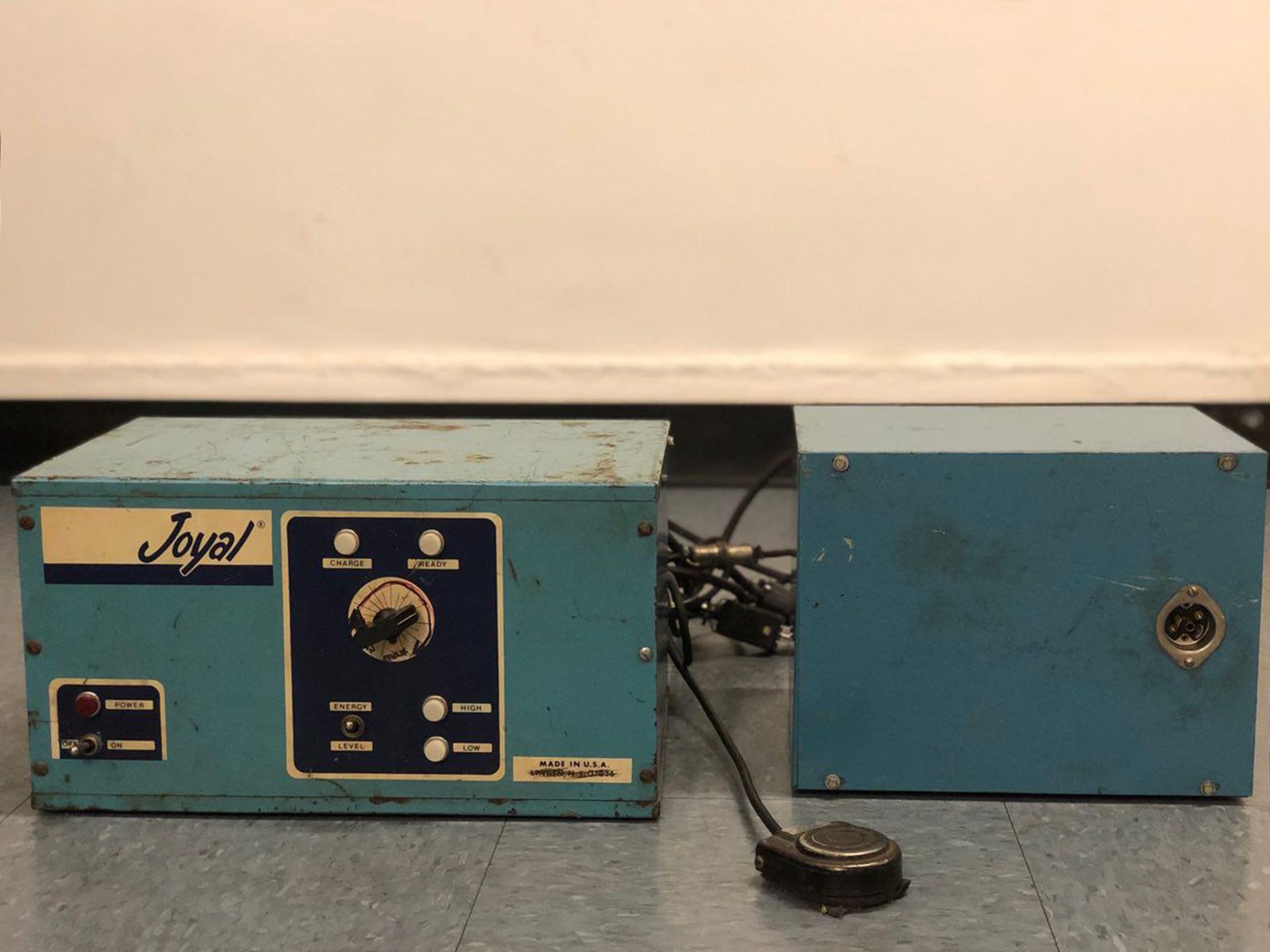 Joyal Model 60-120MFD 1KVA 1PH Electric Tack Welder, with Welder, Transformer, Foot Pedal Controls