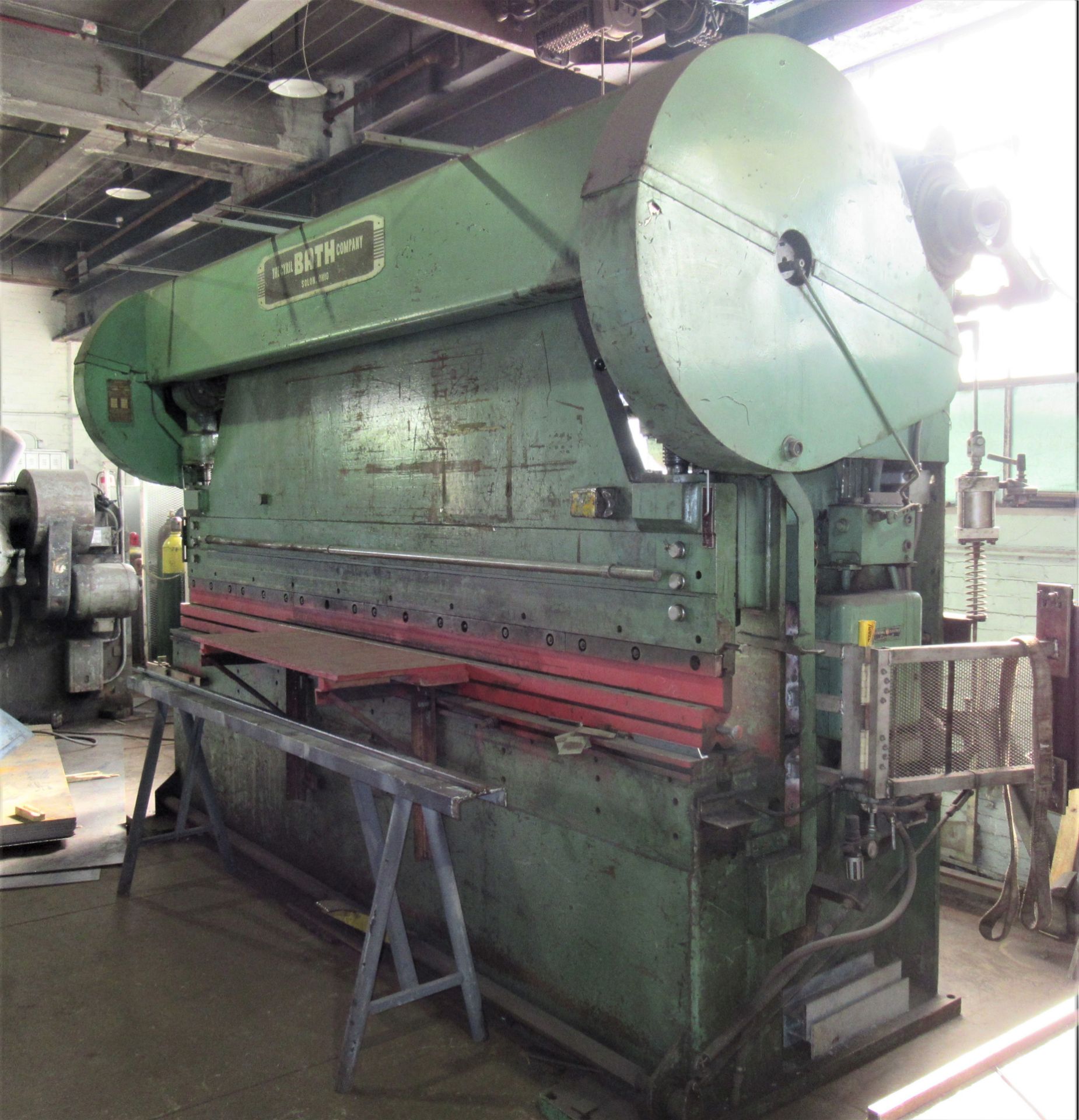 Cyril Bath Mdl. 150-10 12’ x 150 Ton Mechanical Press Brake - Image 7 of 14