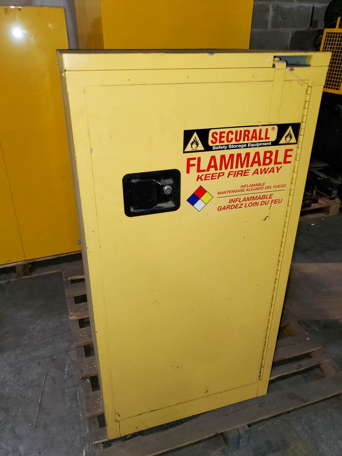 Justrite Sure-Grip EX Single Door Flammable Liquid Storage Cabinet (Located in Melville, NY)