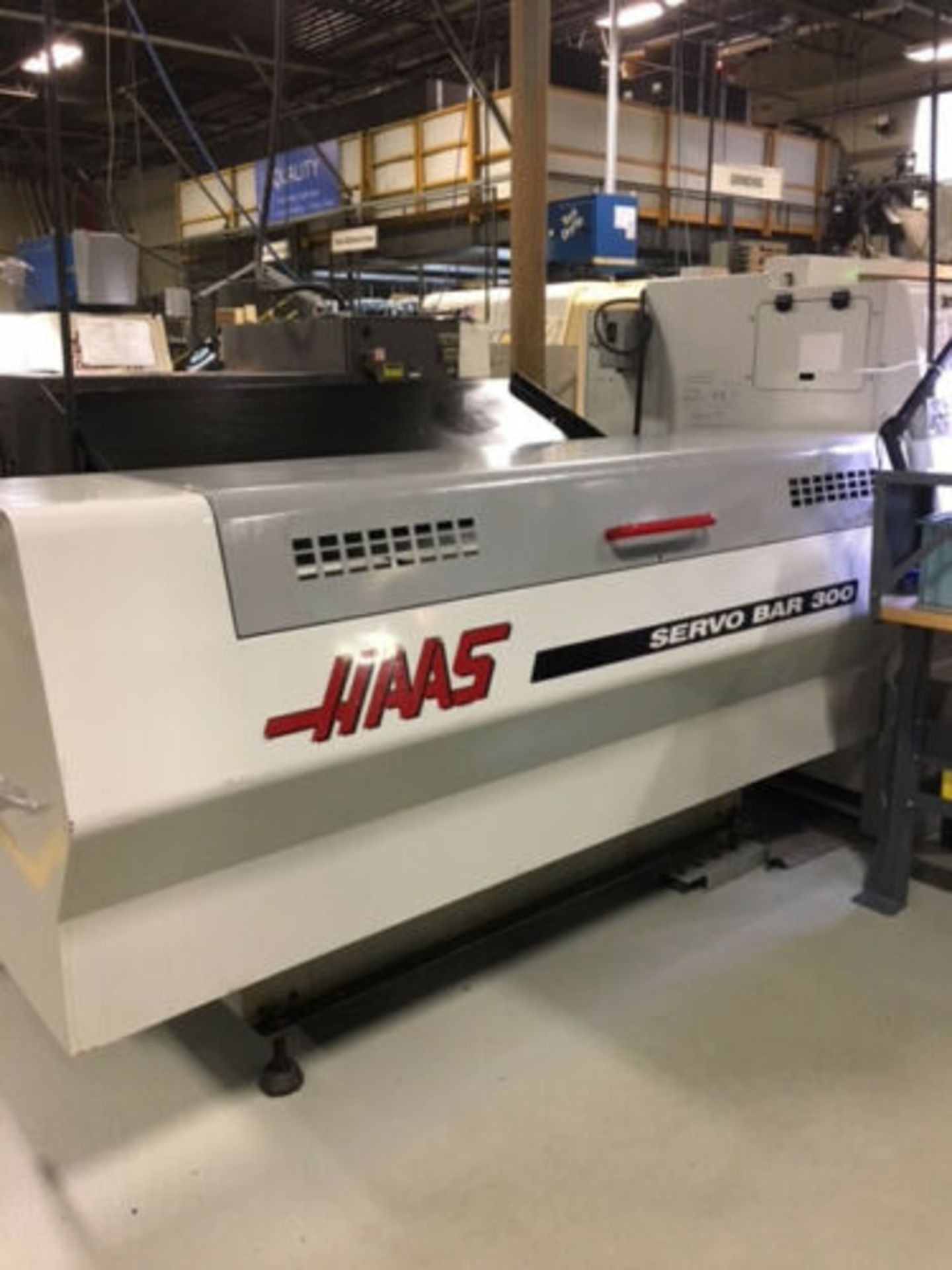 HAAS Servo 300 Model BAR 300 Servo Feed Bar Feeder