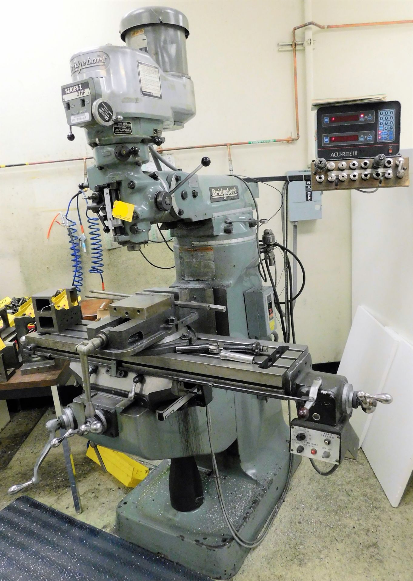 Bridgeport Series I 2-HP Knee Type Vertical Milling Machine - Image 2 of 6