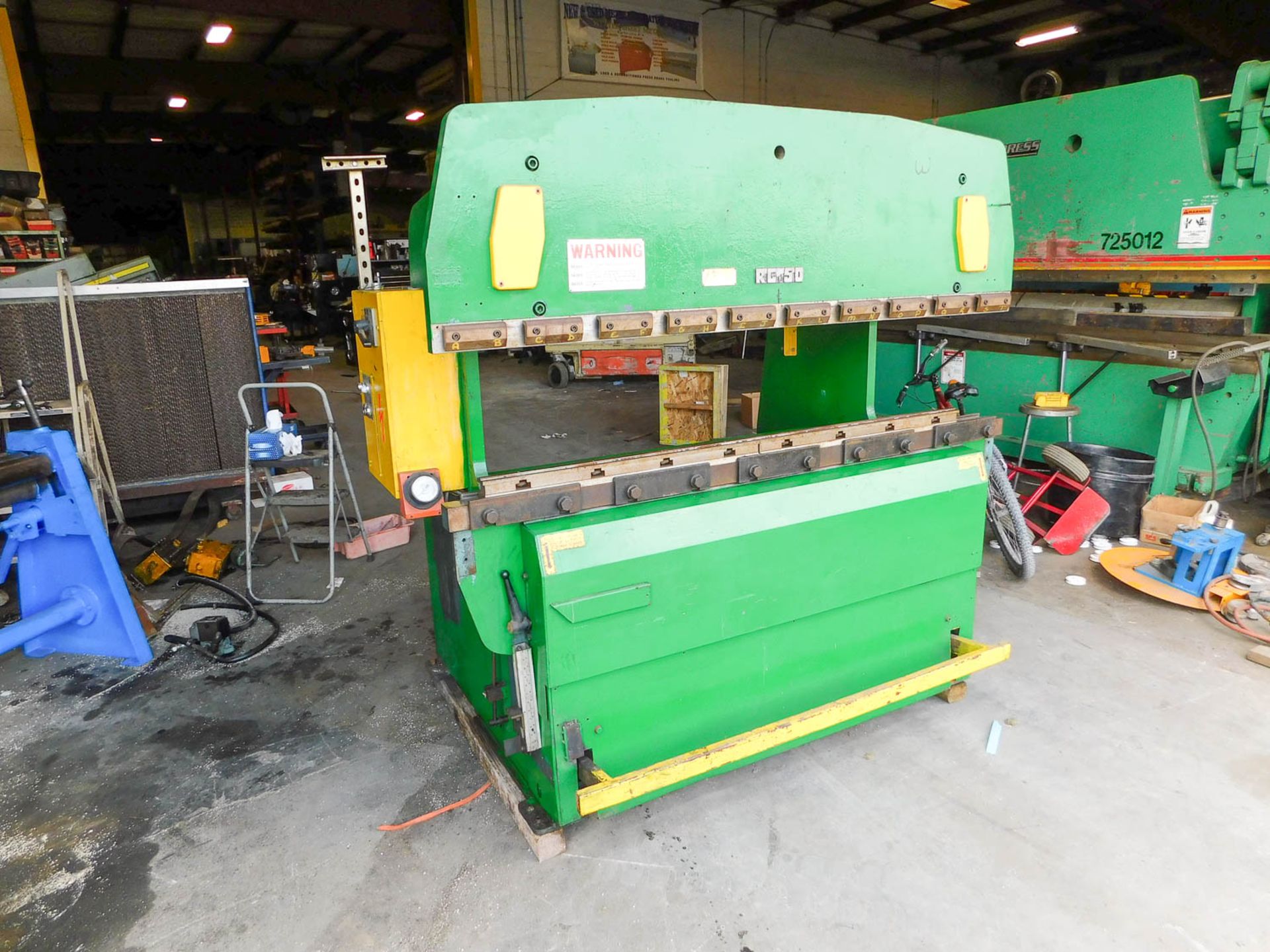 Amada Model RG50 55-Ton x 6' Hydraulic Upacting Press Brake