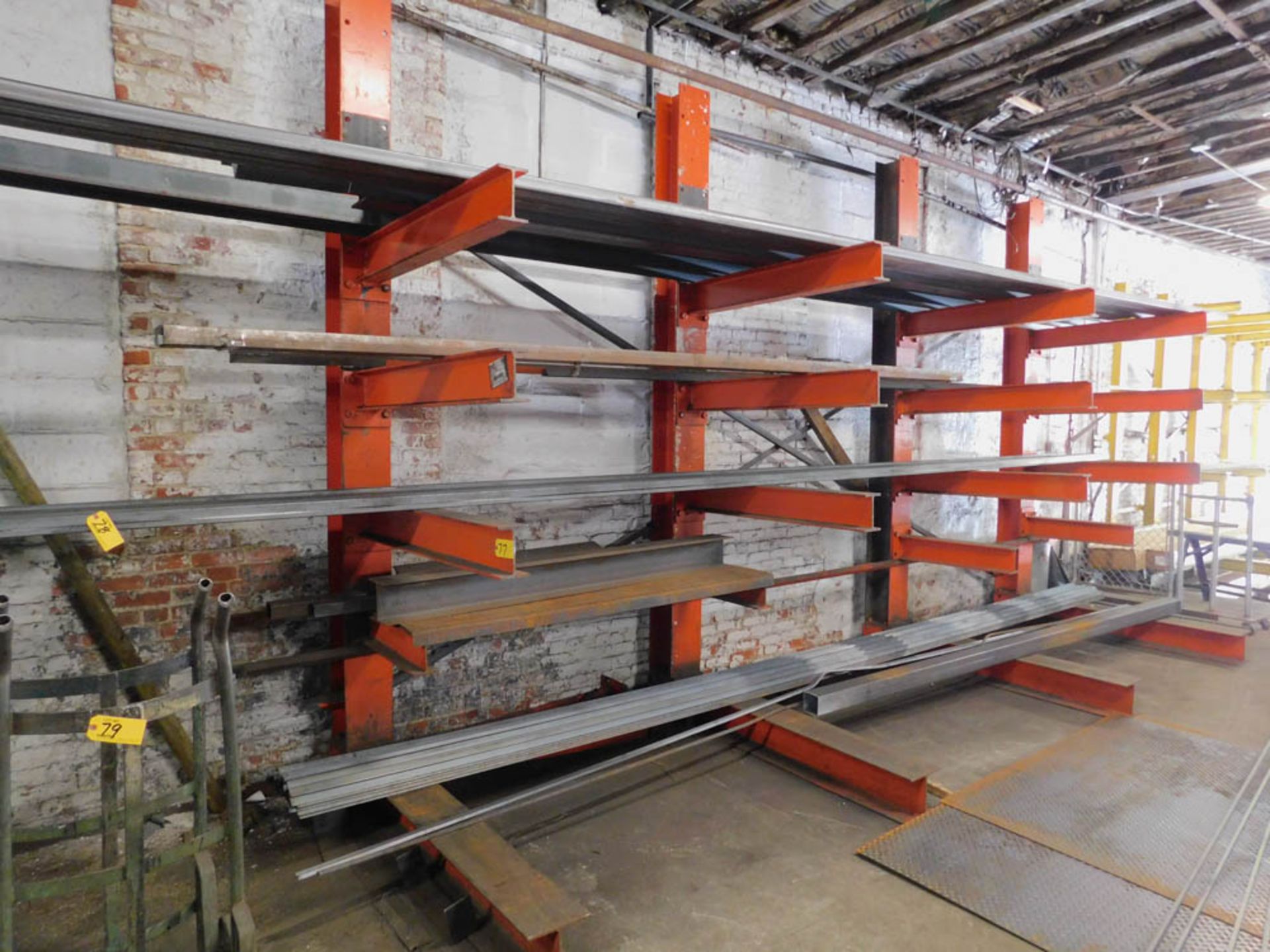 CONTENTS OF (2) CANTILEVER RACKS