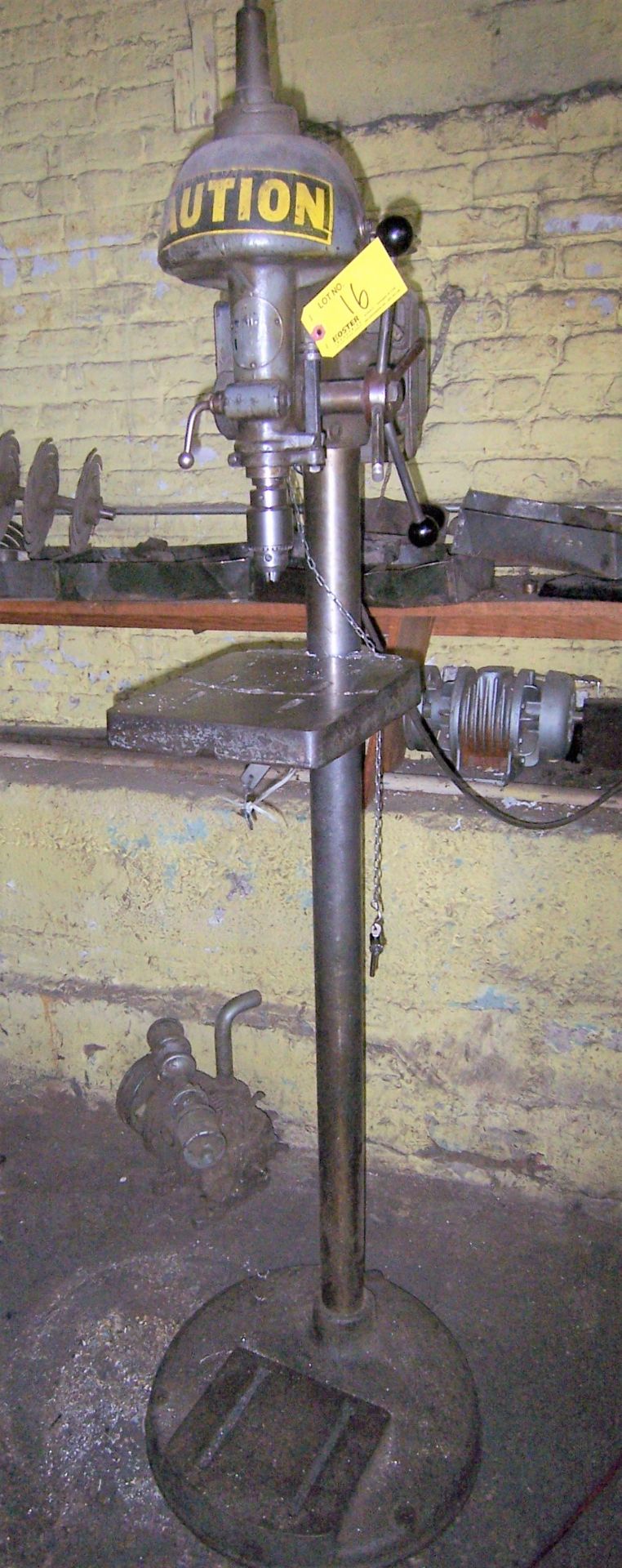 WALKER TURNER 15" FLOOR TYPE DRILL PRESS