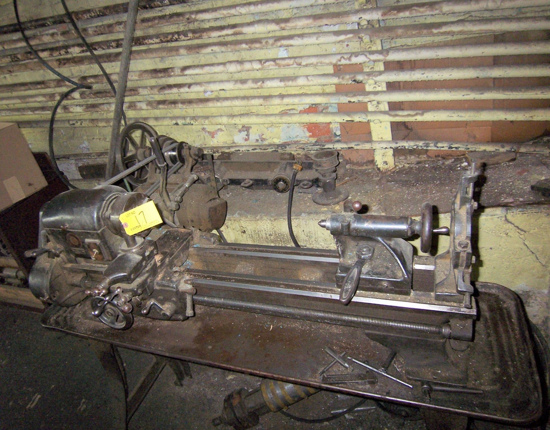 MONTGOMERY WARD MDL. 04TCC-70VA 10" X 30" LATHE WITH STEADY REST, AND 3-JAW CHUCK - Image 2 of 2