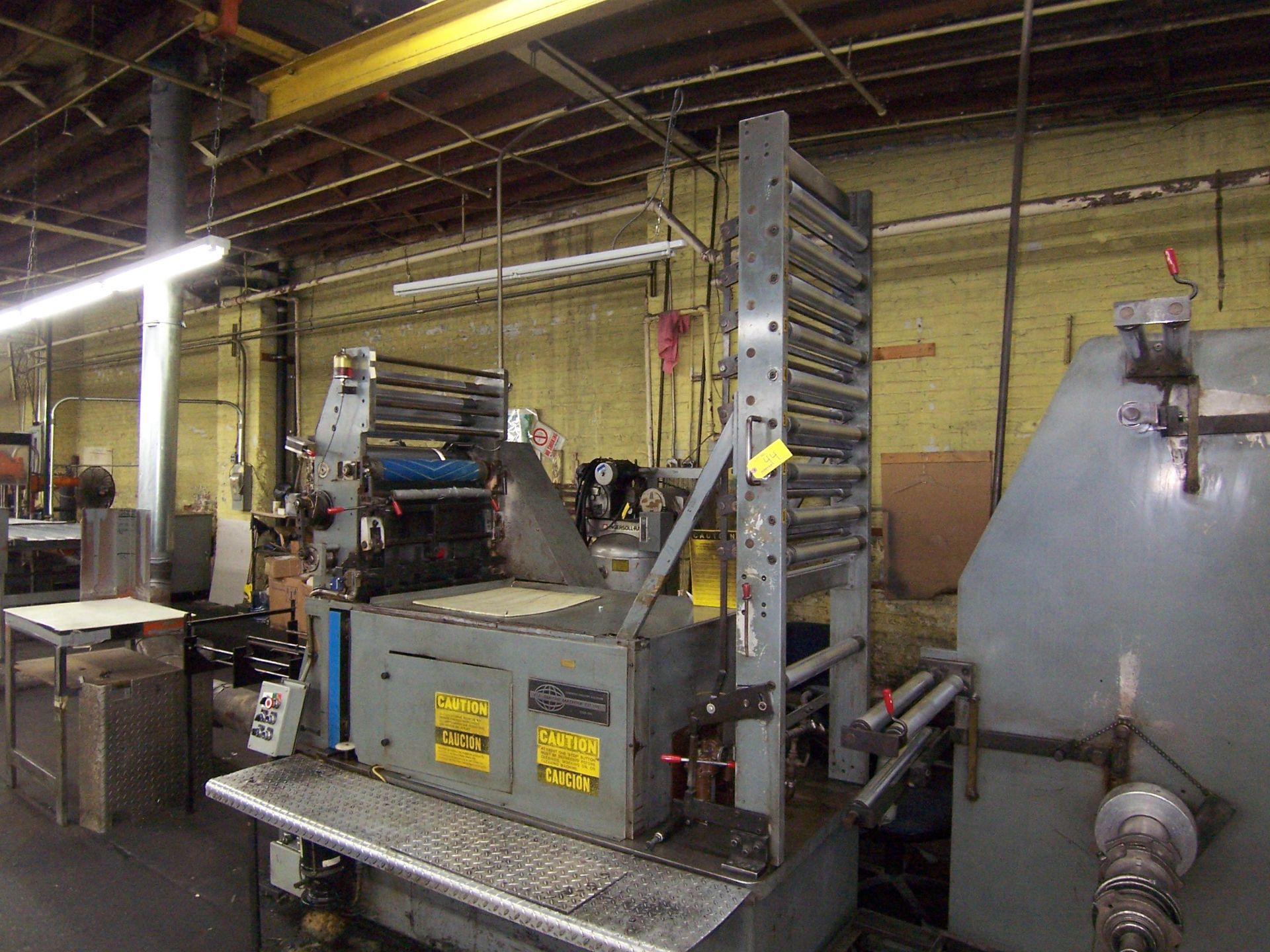 F.L. SMITHE AMC, 8-STATION HIGH SPEED DIE CUTTER, SEAM AND DIAGONAL, TRIM REMOVAL & MAGNATEK DRIVE - Image 3 of 5