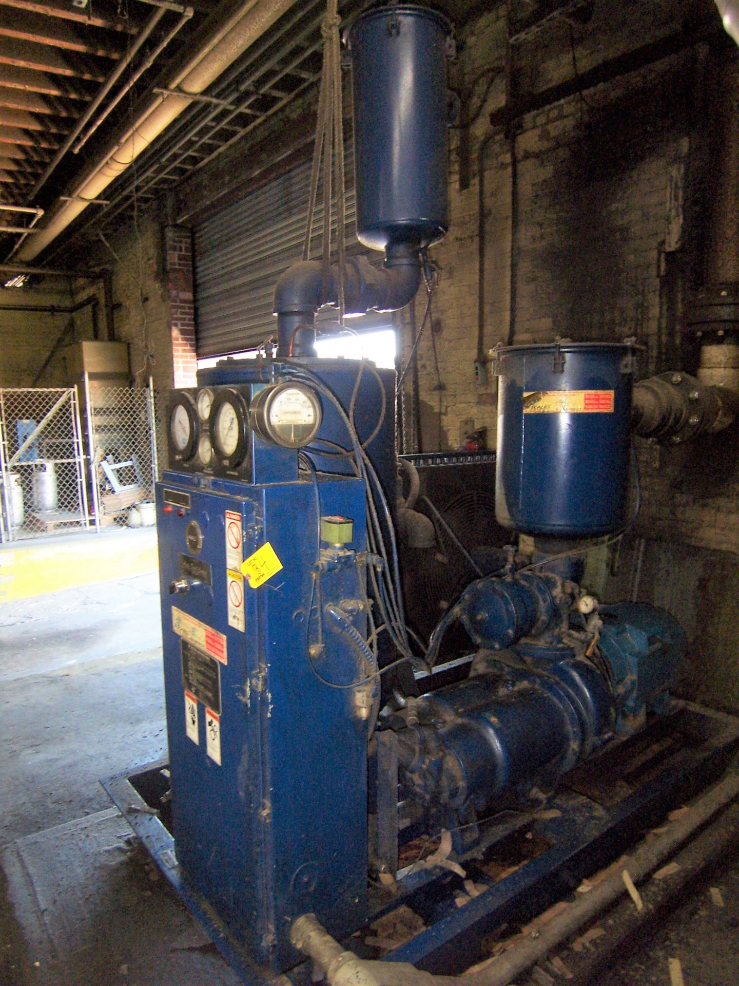 QUINCY 50HP MDL. 05V150ANIA VACUUM SYSTEM, S/N: 91465 - Image 3 of 3