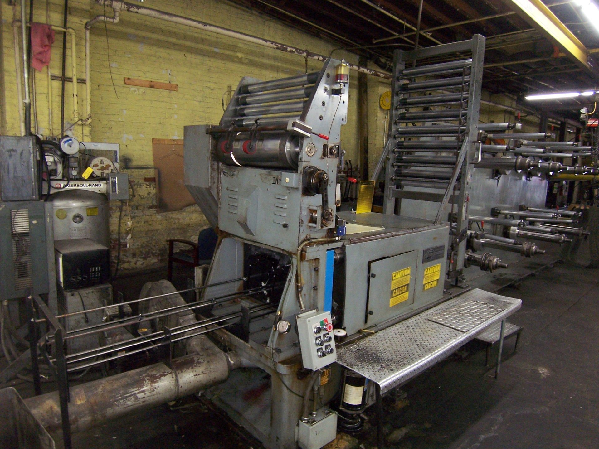 F.L. SMITHE AMC, 8-STATION HIGH SPEED DIE CUTTER, SEAM AND DIAGONAL, TRIM REMOVAL & MAGNATEK DRIVE - Image 5 of 5