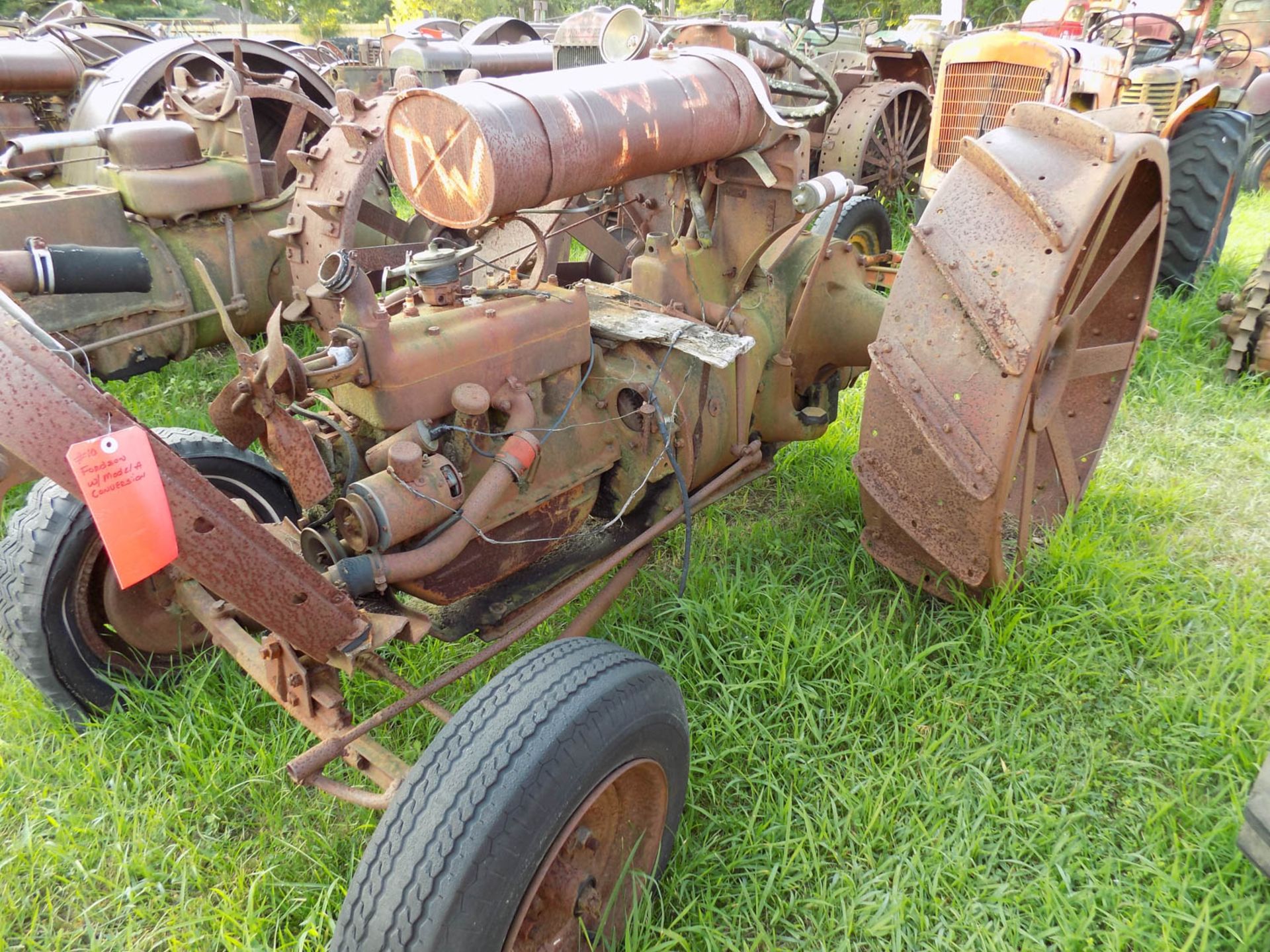 FORDSON WITH MODEL A MOTOR CONVERSION