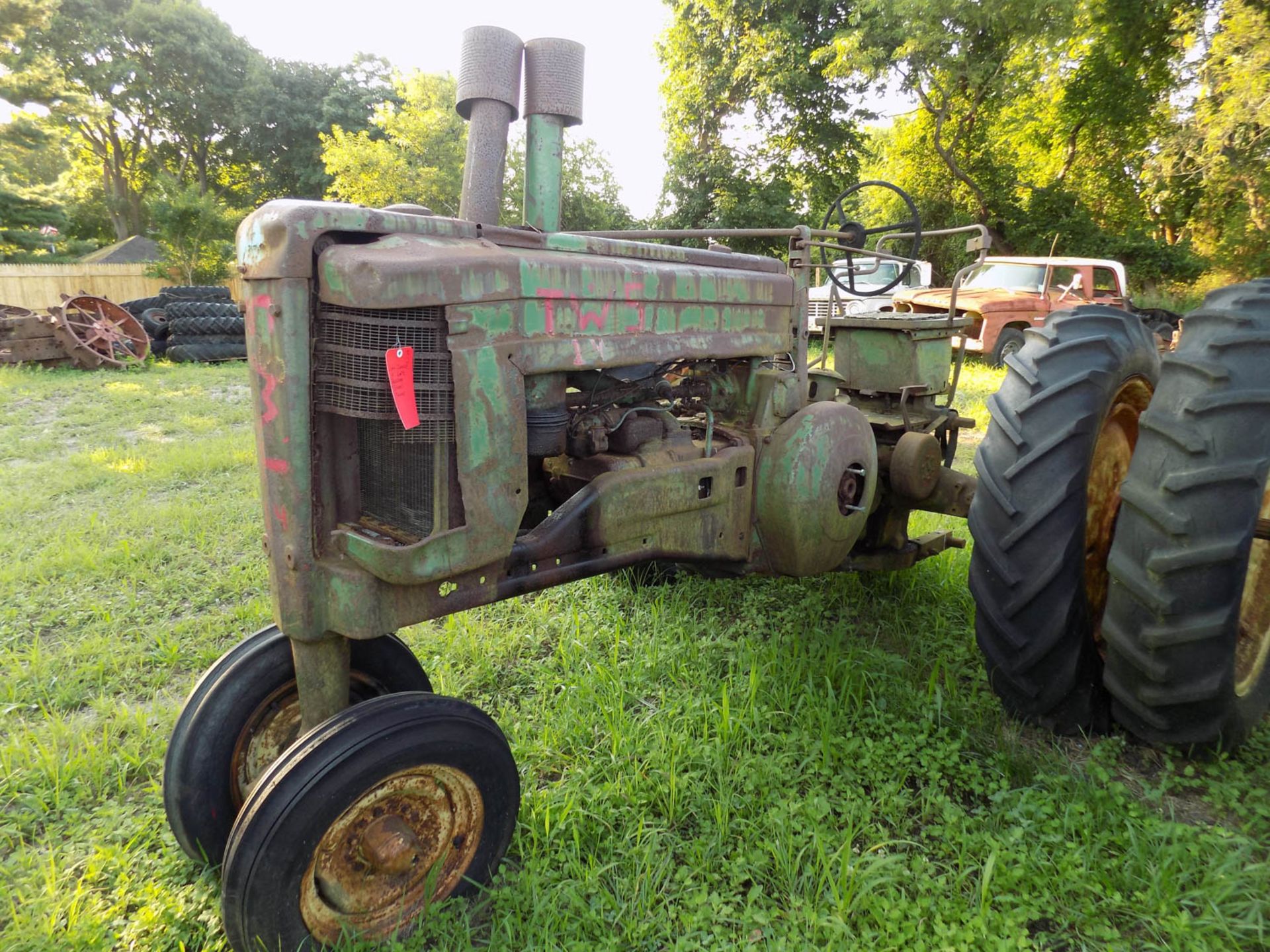 JOHN DEERE (A) LATE PRESSED STEEL FRAME