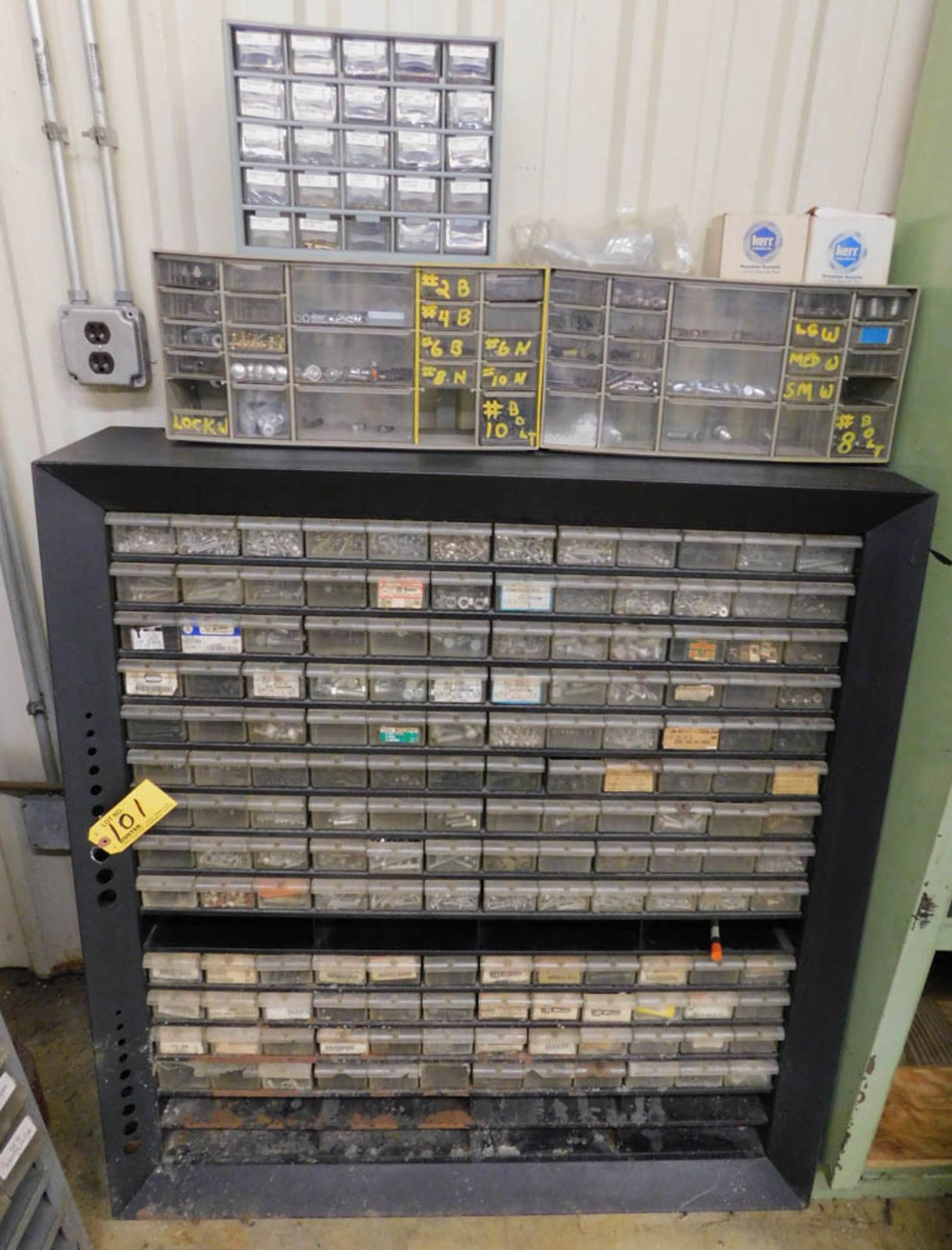 156 DRAWER PARTS CABINET WITH HARDWARE